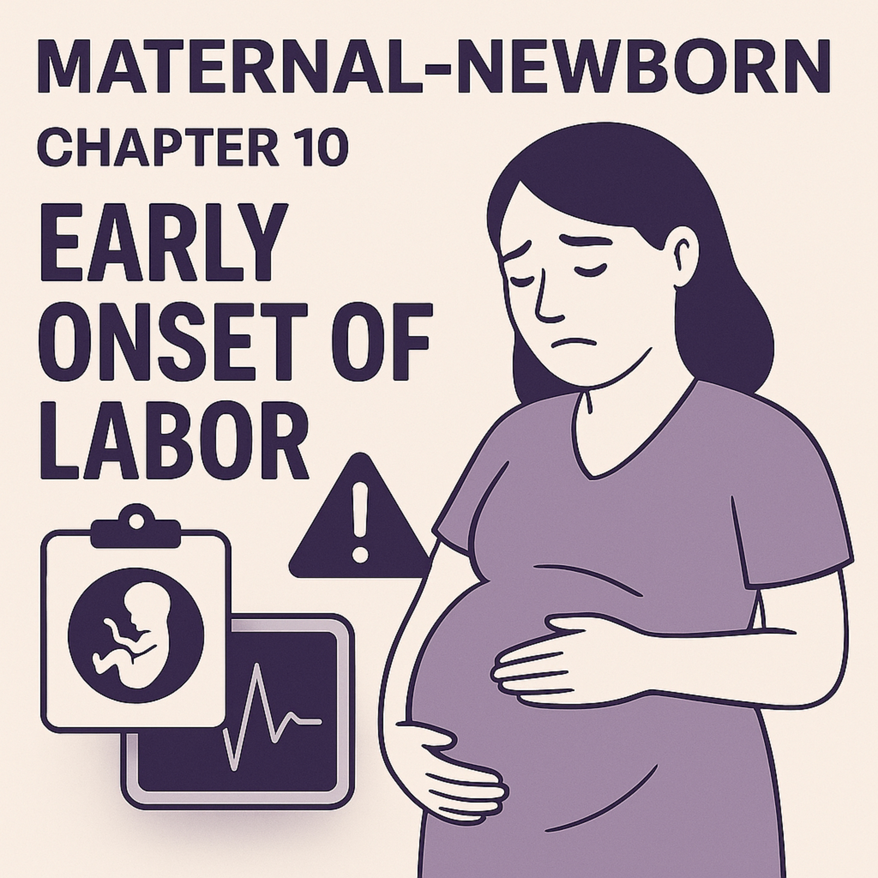 Maternal-Newborn: ATI Chapter 10 Review – Early Onset of Labor episode artwork