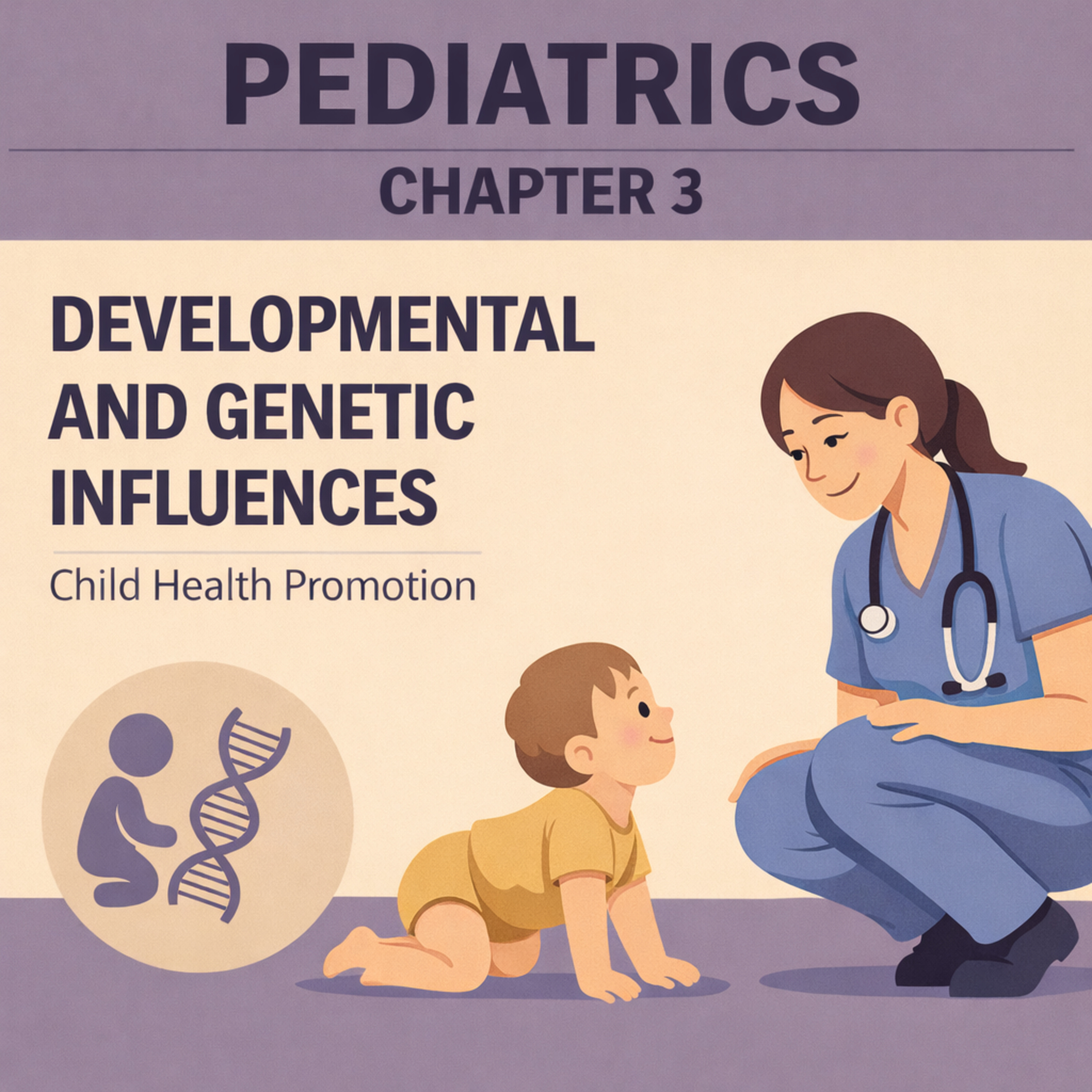 Pediatrics: Chapter 3: Developmental and Genetic Influences on Child Health Promotion episode artwork