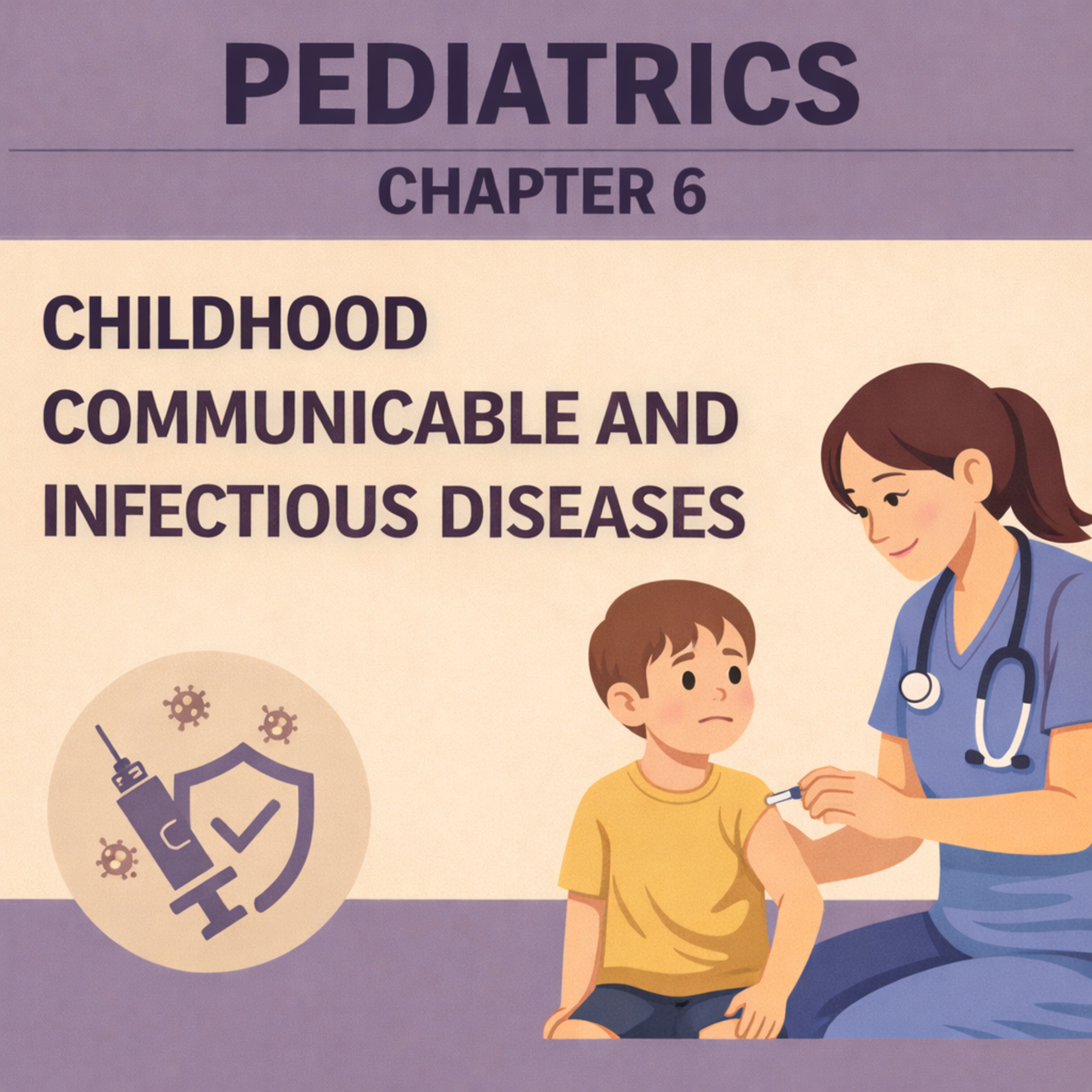 Pediatrics Chapter 6: Childhood Communicable and Infectious Diseases episode artwork
