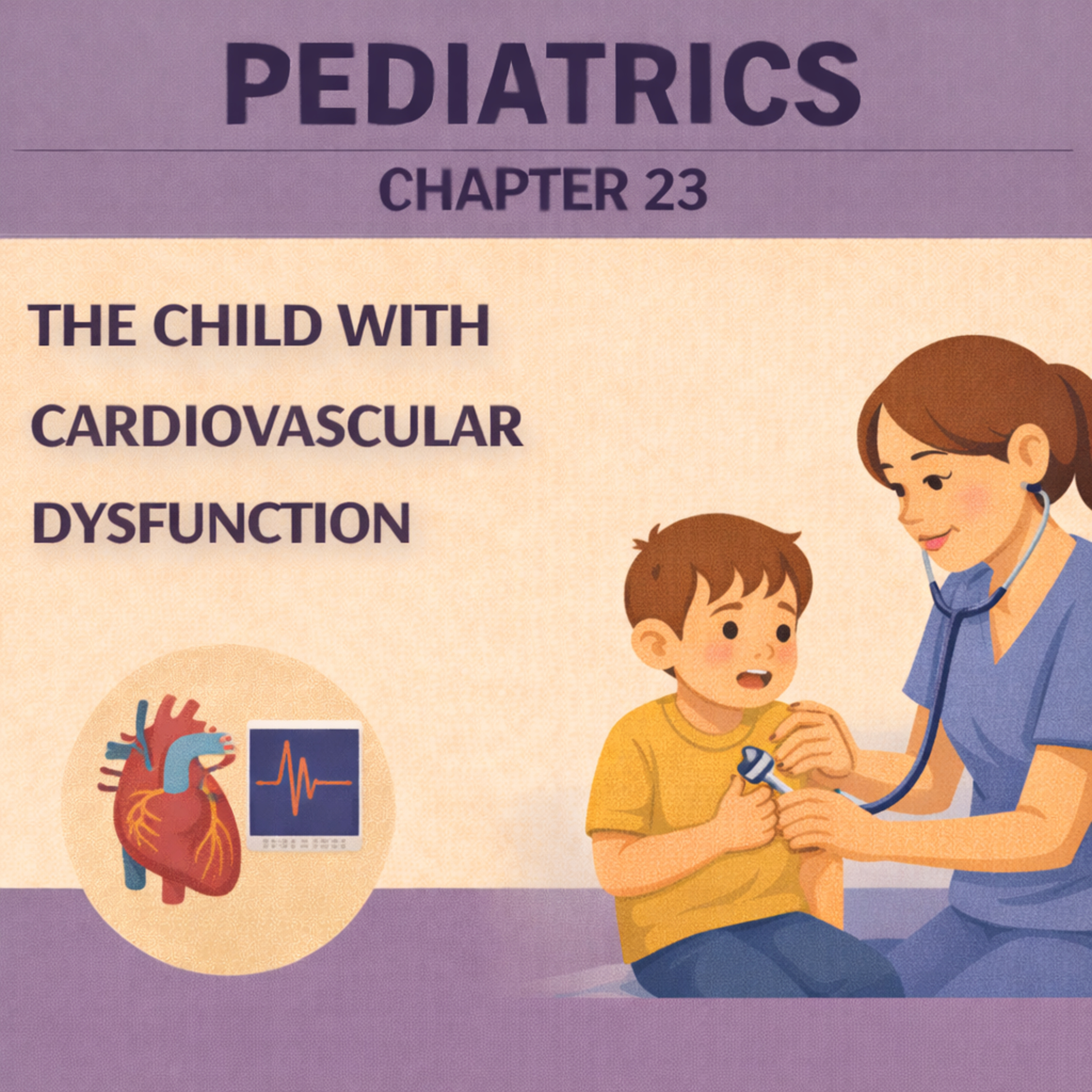 Pediatrics Chapter 23: The Child With Cardiovascular Dysfunction episode artwork