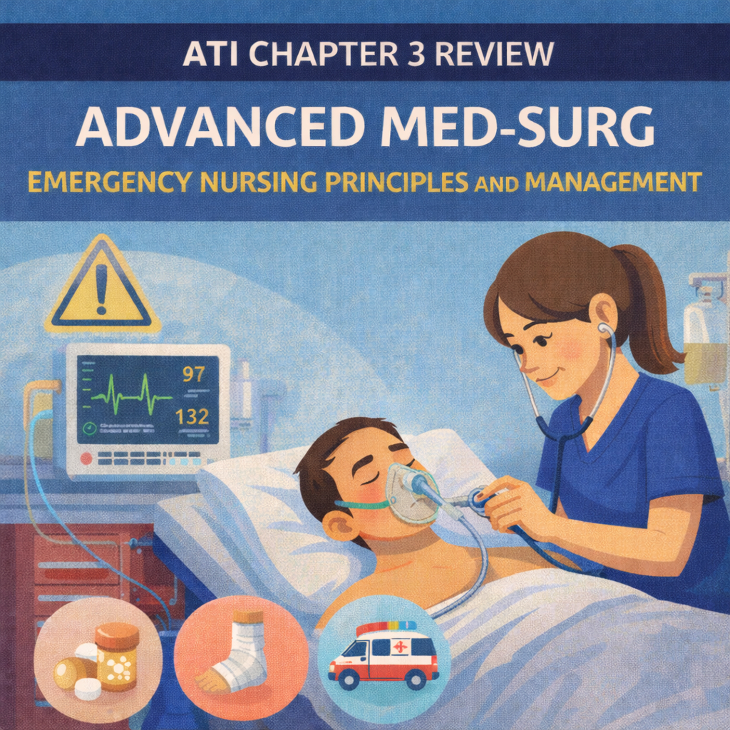 ATI Chapter 3 Review: Advanced Med-Surg – Emergency Nursing Principles and Management episode artwork