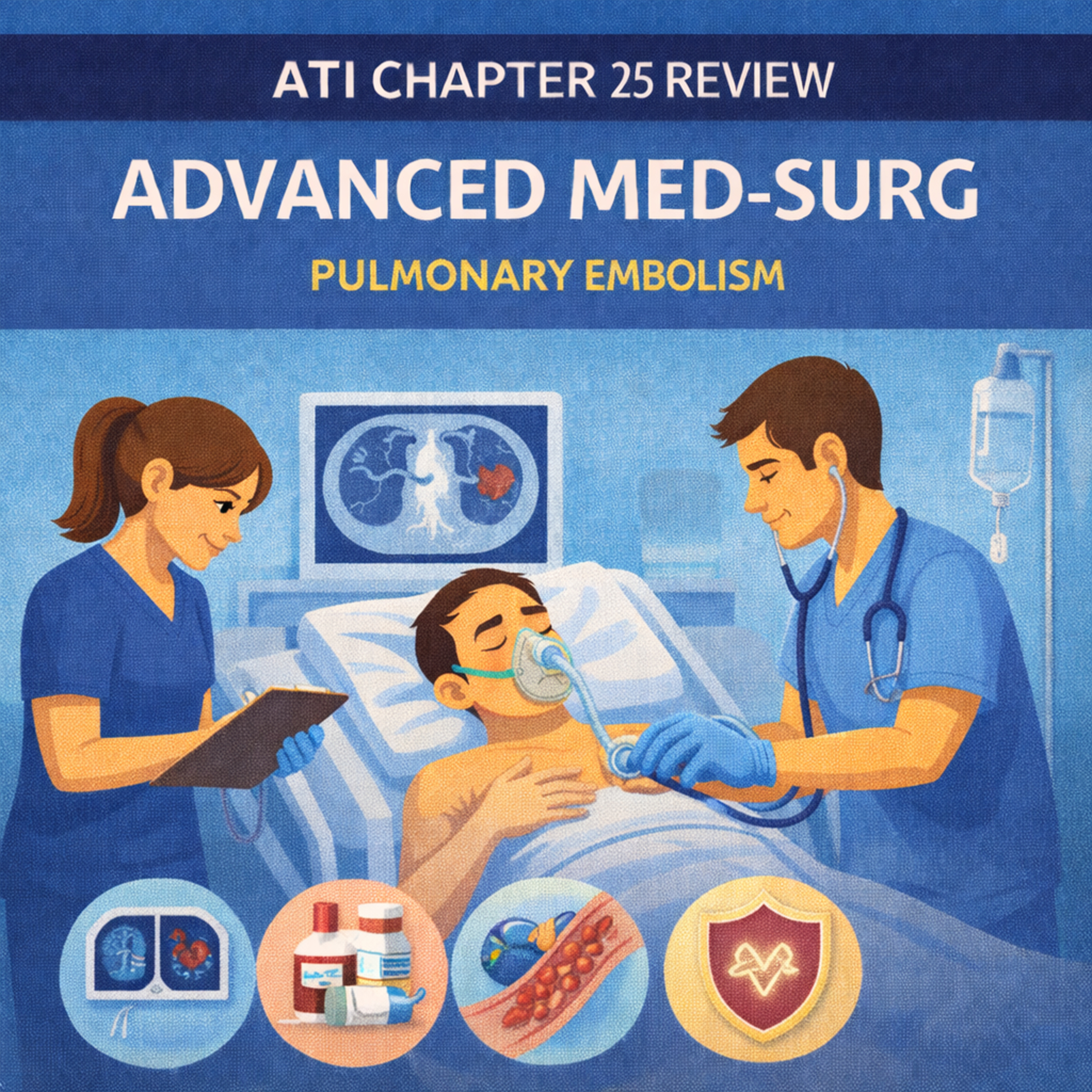 ATI Chapter 25 Review: Advanced Med-Surg – Pulmonary Embolism episode artwork