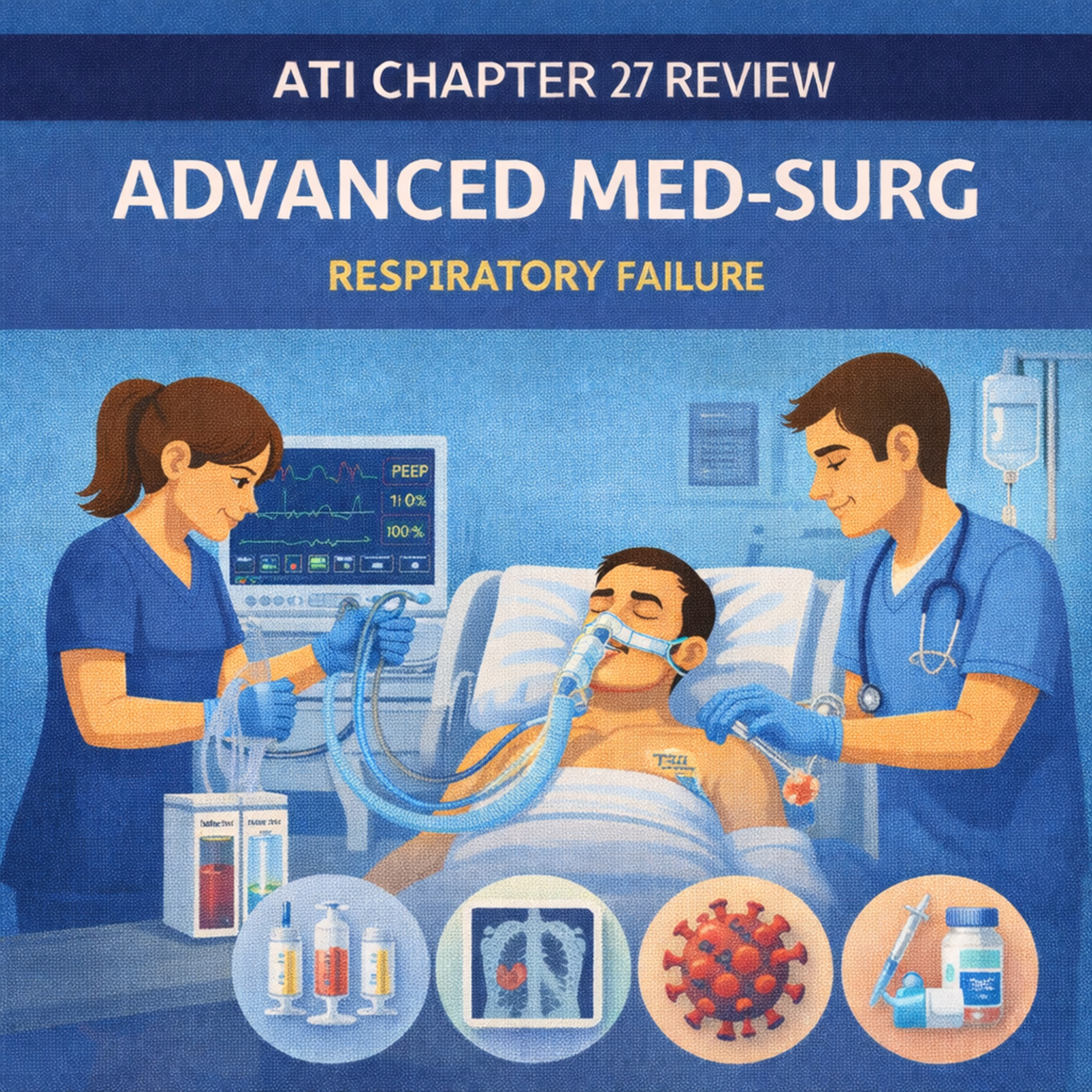 ATI Chapter 27 Review: Advanced Med-Surg – Respiratory Failure episode artwork