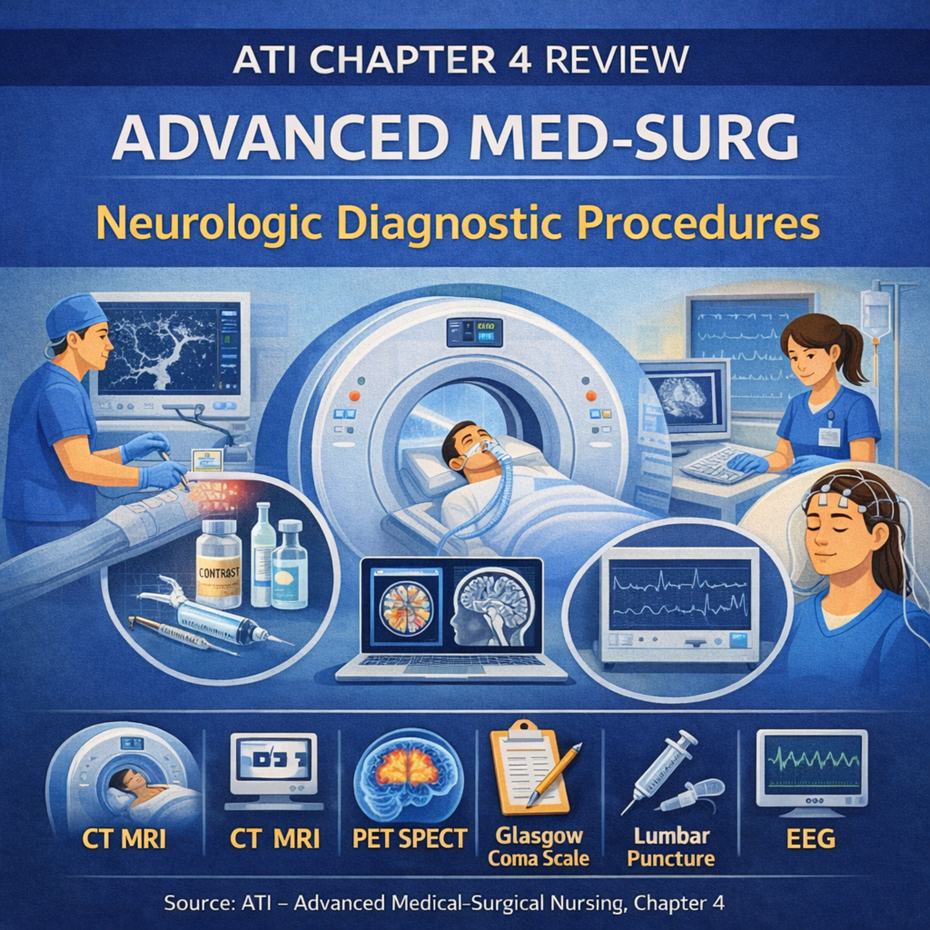 ATI Chapter 4 Review: Advanced Med-Surg – Neurologic Diagnostic Procedures episode artwork