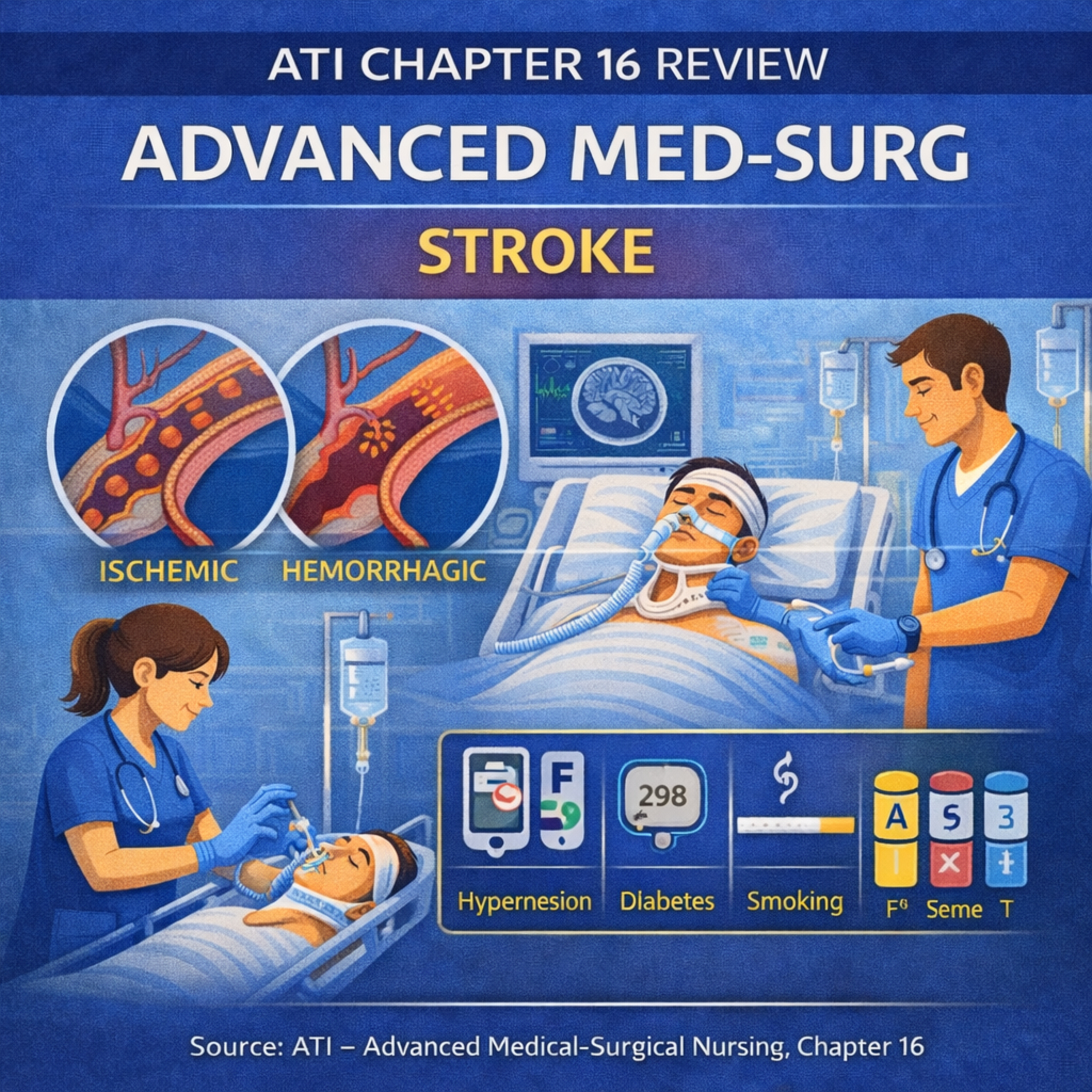 ATI Chapter 16 Review: Advanced Med-Surg – Stroke episode artwork