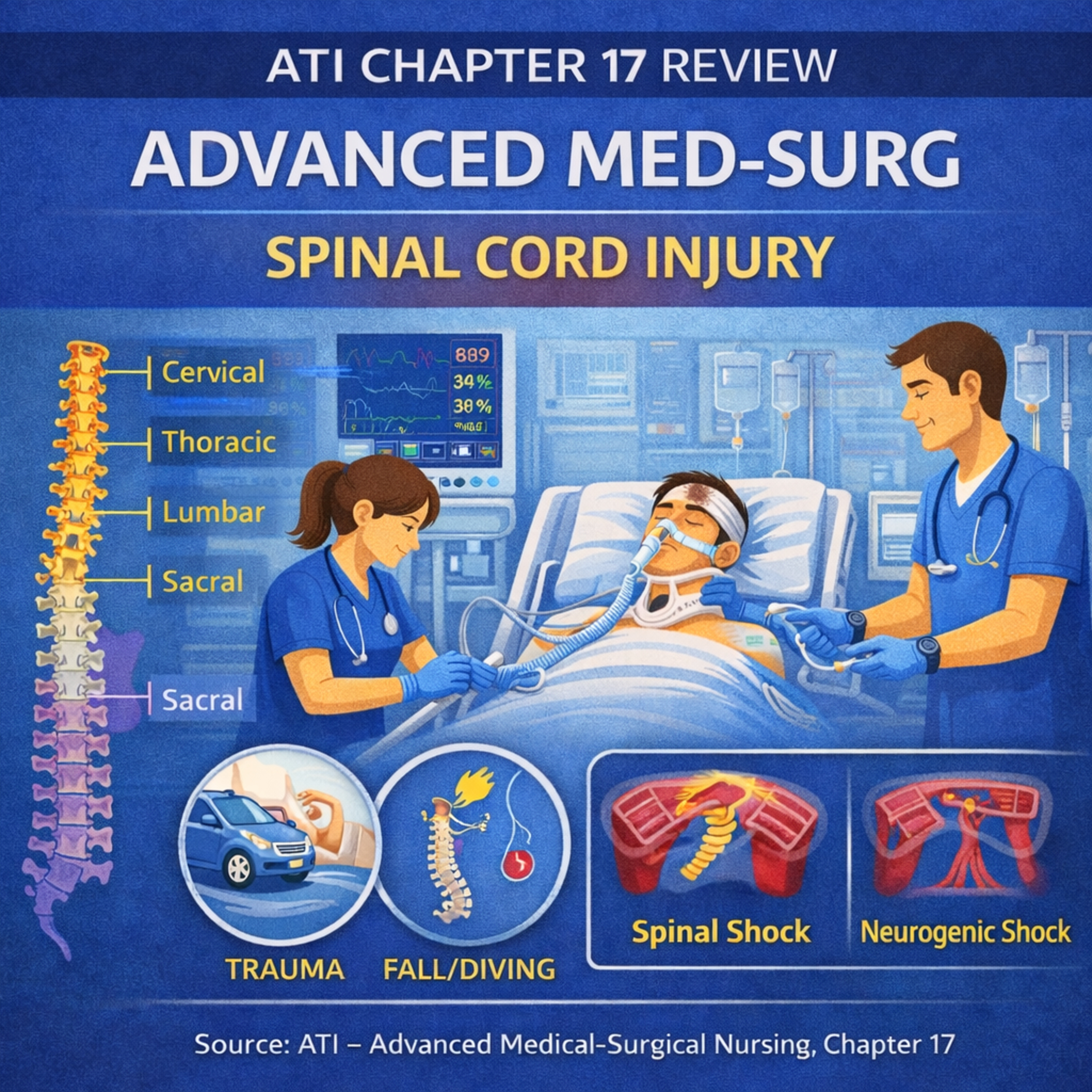 ATI Chapter 17 Review: Advanced Med-Surg – Spinal Cord Injury episode artwork