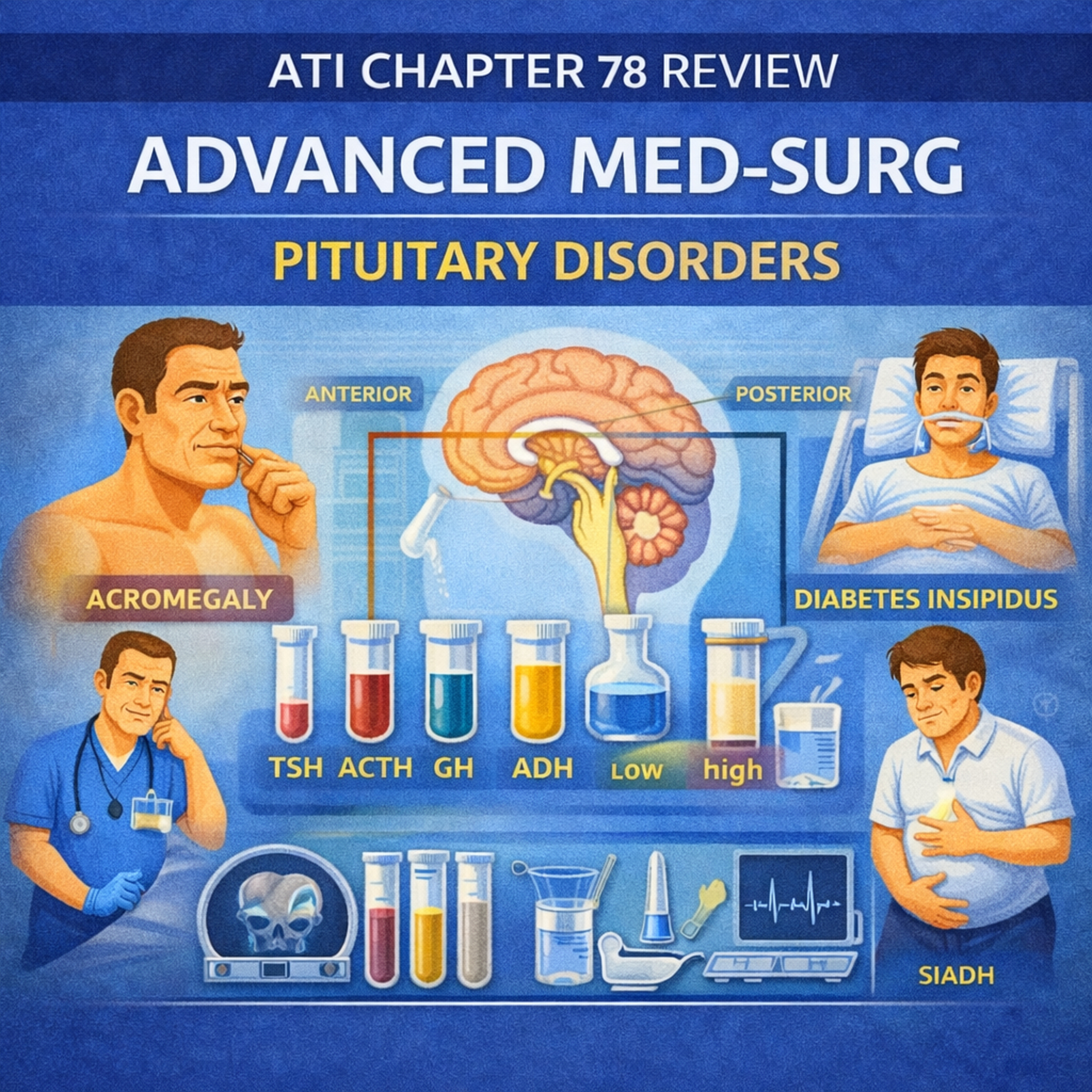 ATI Chapter 78 Review: Advanced Med-Surg – Pituitary Disorders episode artwork