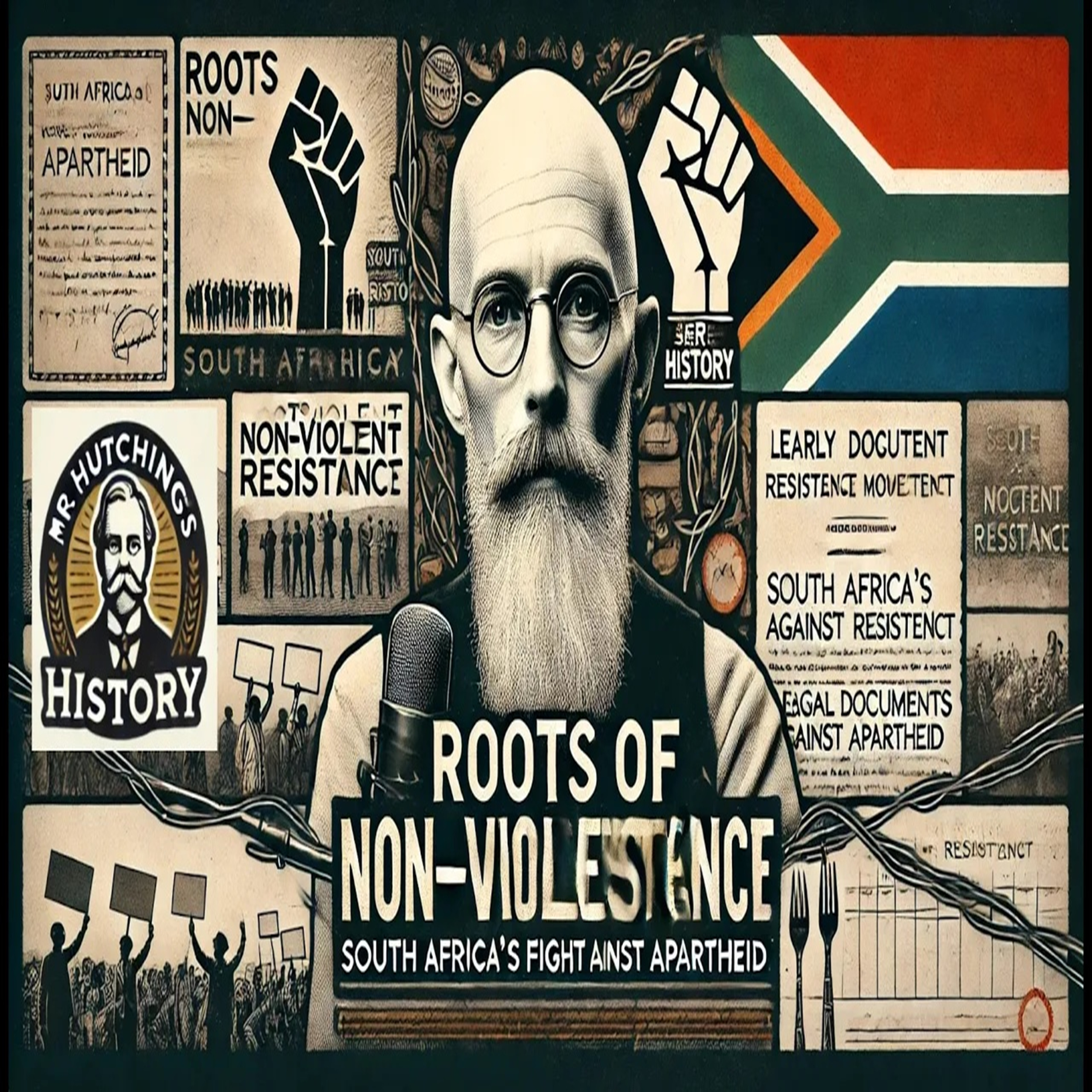 The Roots of Non-Violent Resistance in South Africa episode artwork