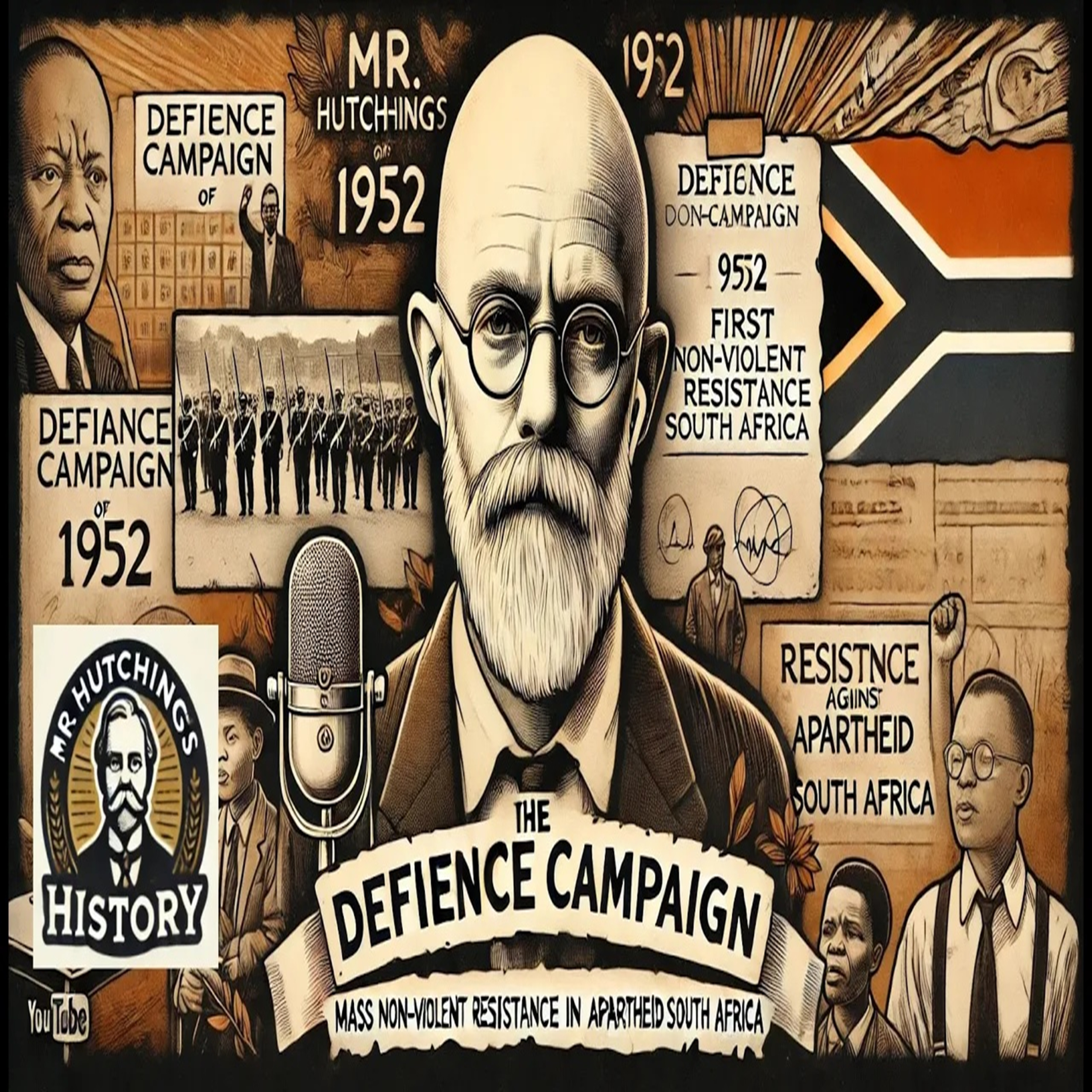 The Defiance Campaign of 1952 – Mass Non-Violent Resistance in Apartheid South Africa episode artwork