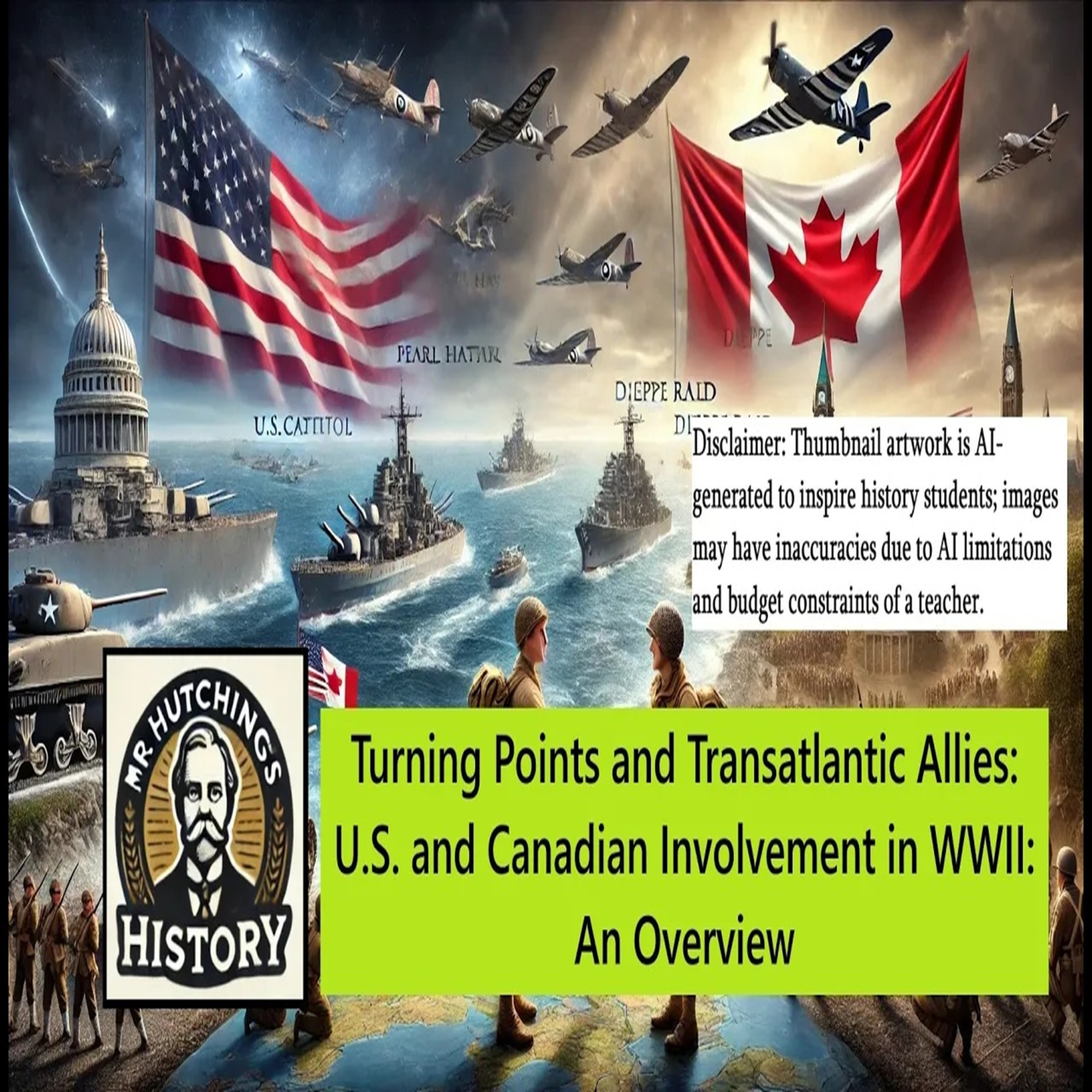Turning Points and Transatlantic Allies: U.S. and Canadian Involvement in WWII: An Overview episode artwork