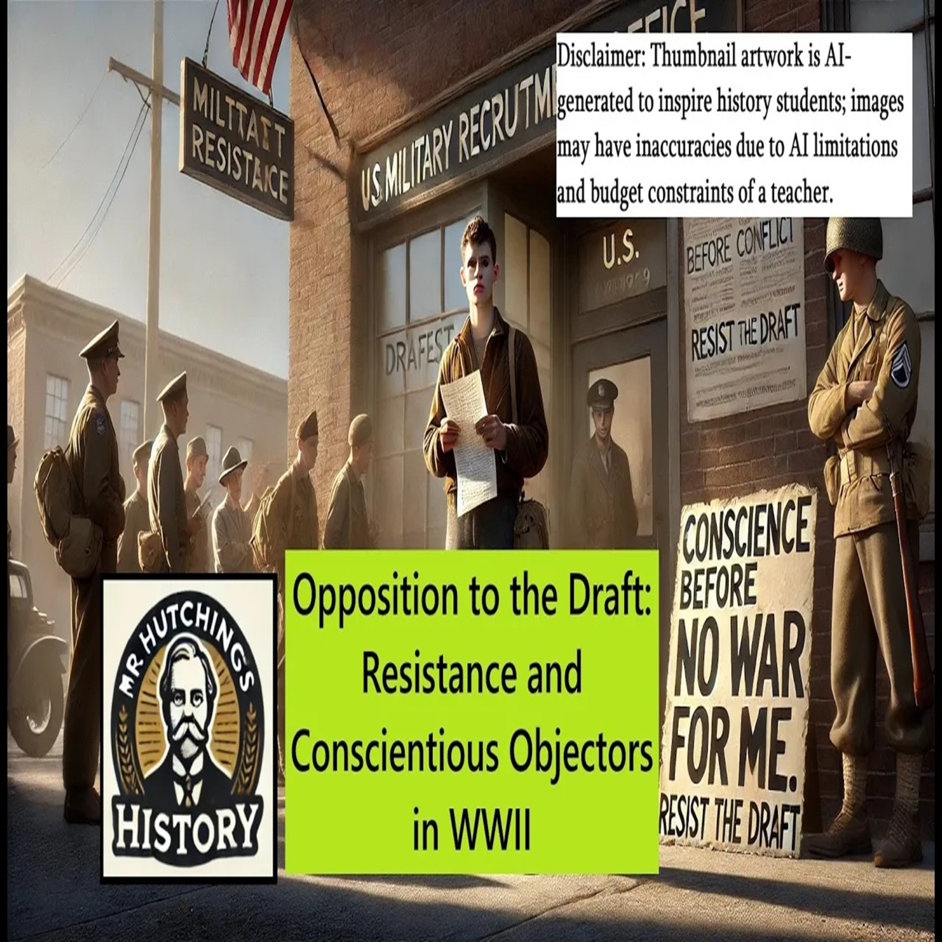 Opposition to the Draft: Resistance and Conscientious Objectors in WWII episode artwork