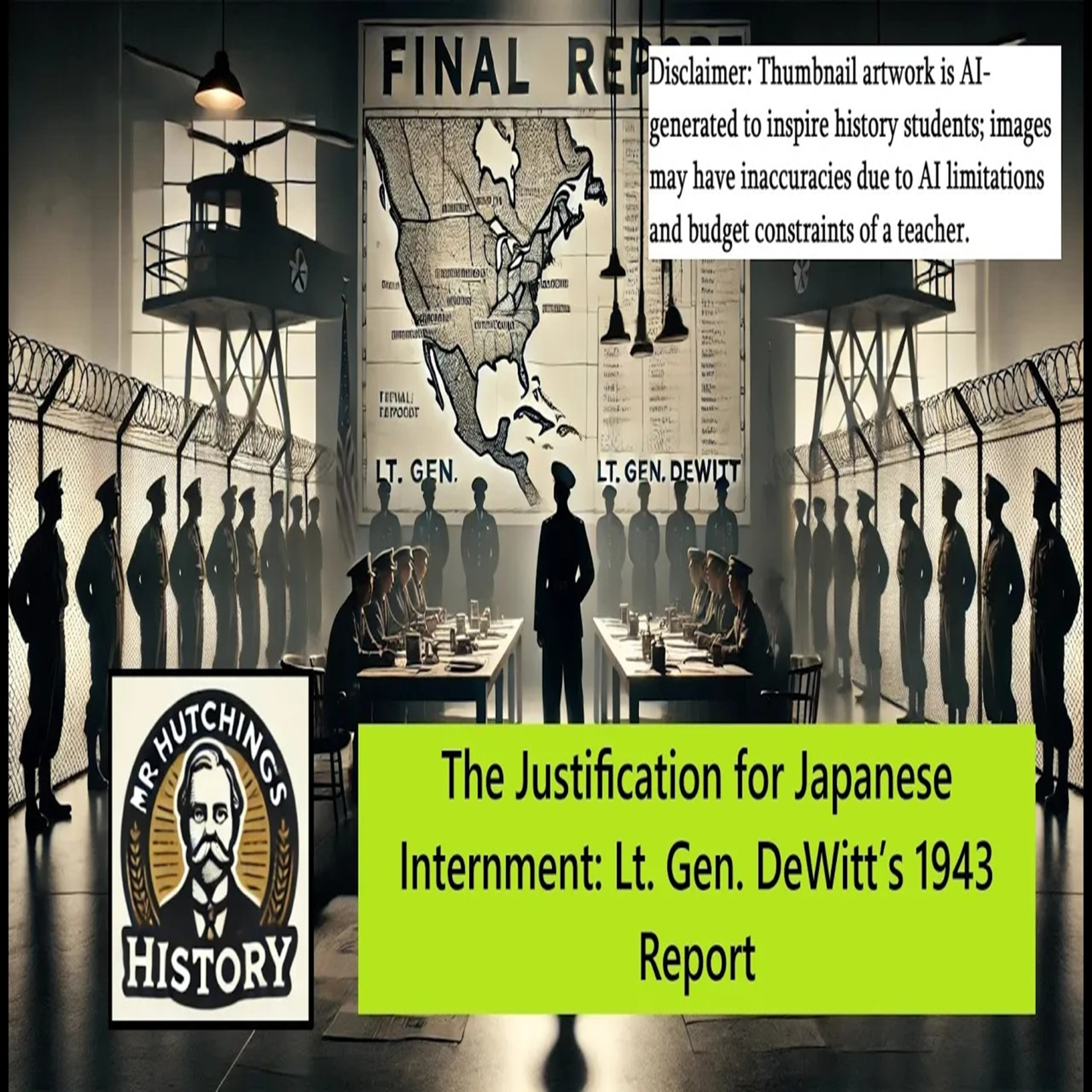 The Justification for Japanese Internment: Lt. Gen. DeWitt’s 1943 Report episode artwork