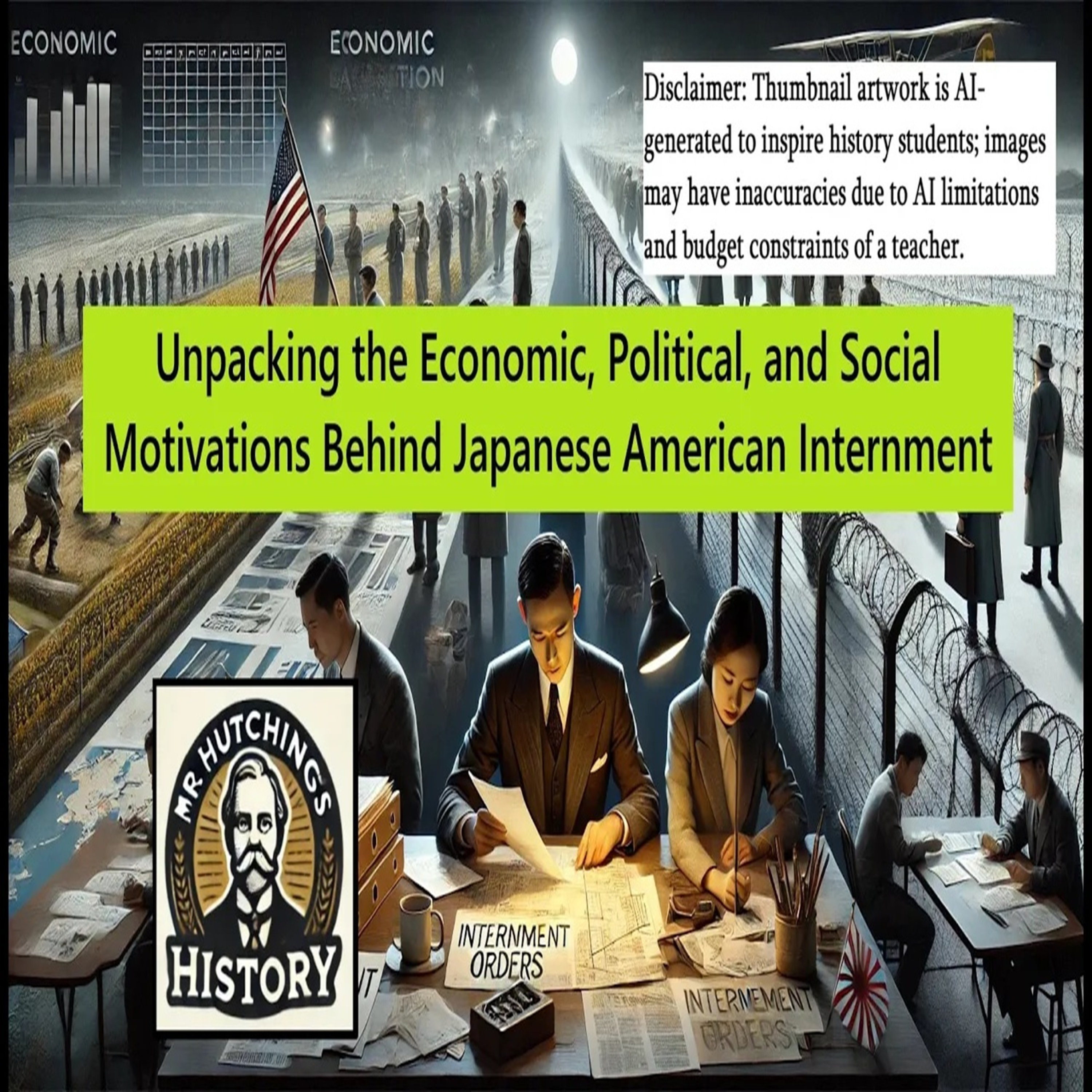 Unpacking the Economic, Political, and Social Motivations Behind Japanese American Internment episode artwork