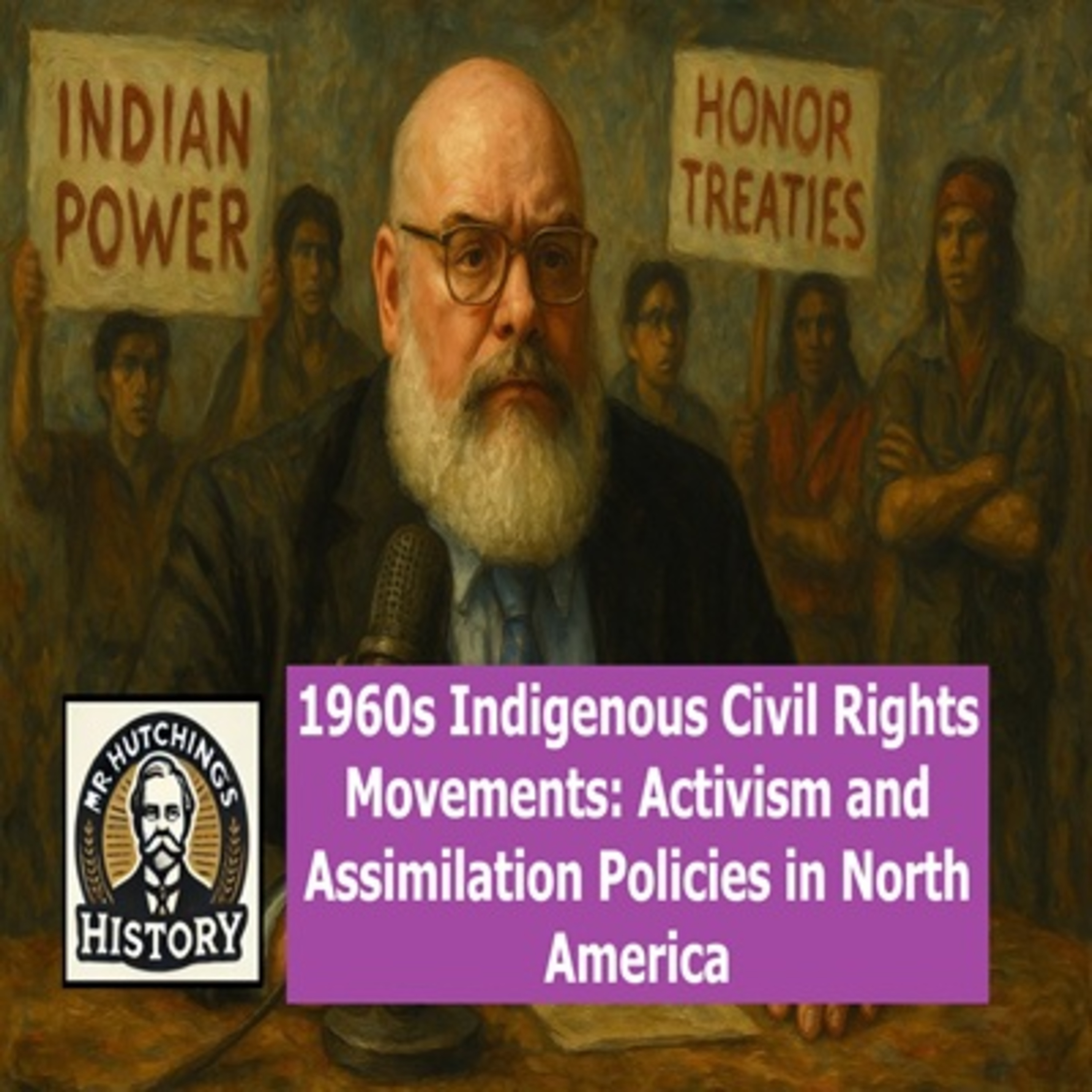 1960s Indigenous Civil Rights Movements: Activism and Assimilation Policies in North America episode artwork