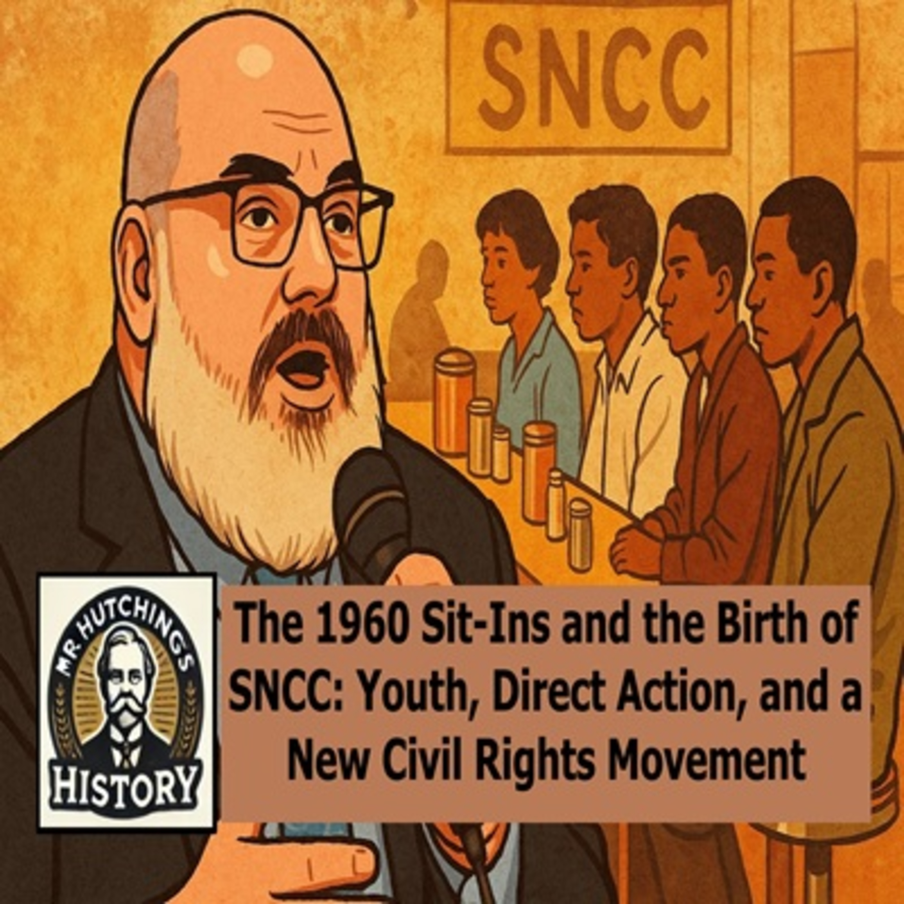 The 1960 Sit-Ins and the Birth of SNCC: Youth, Direct Action, and a New Civil Rights Movement episode artwork