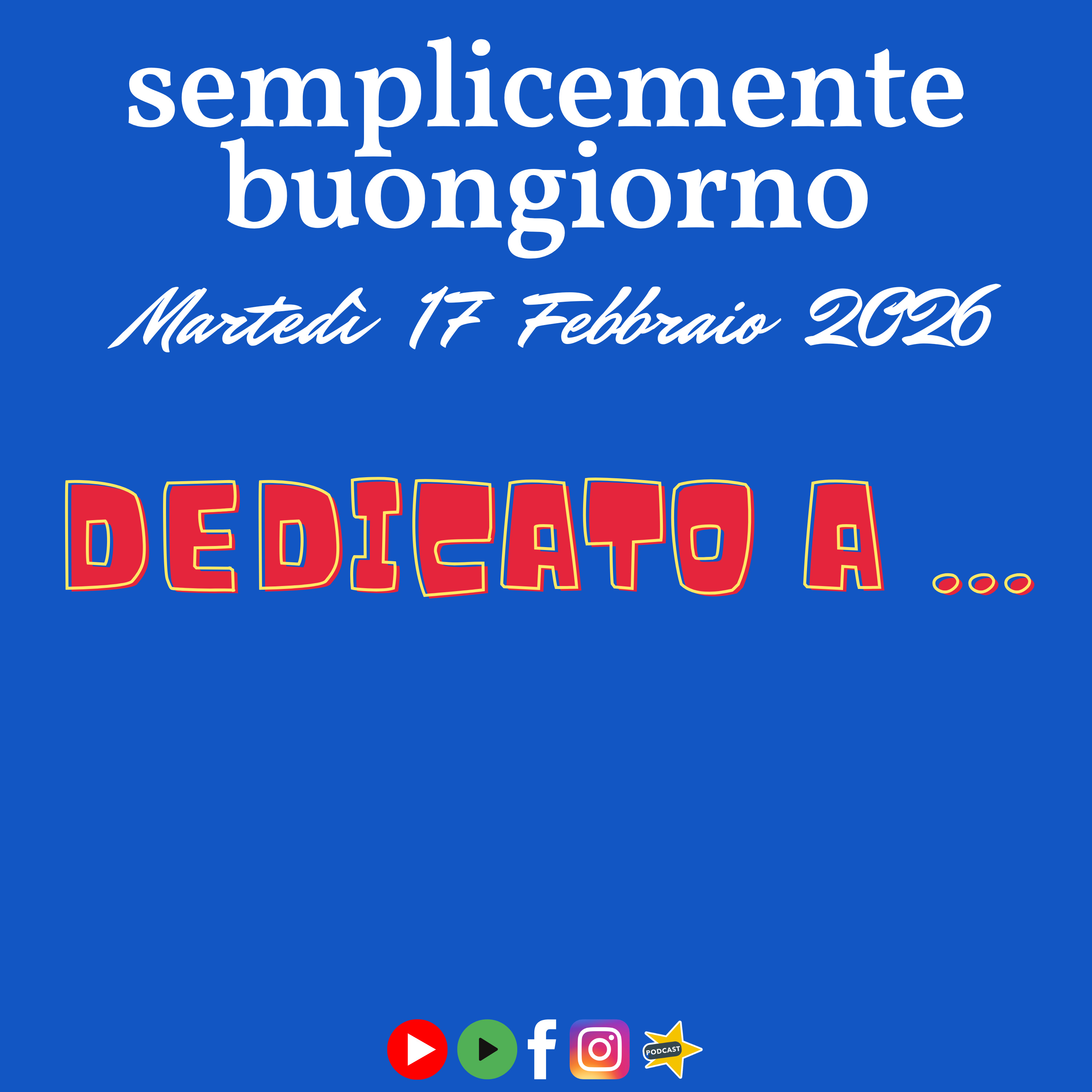 Semplicemente Buongiorno! Dedicato a… episode artwork