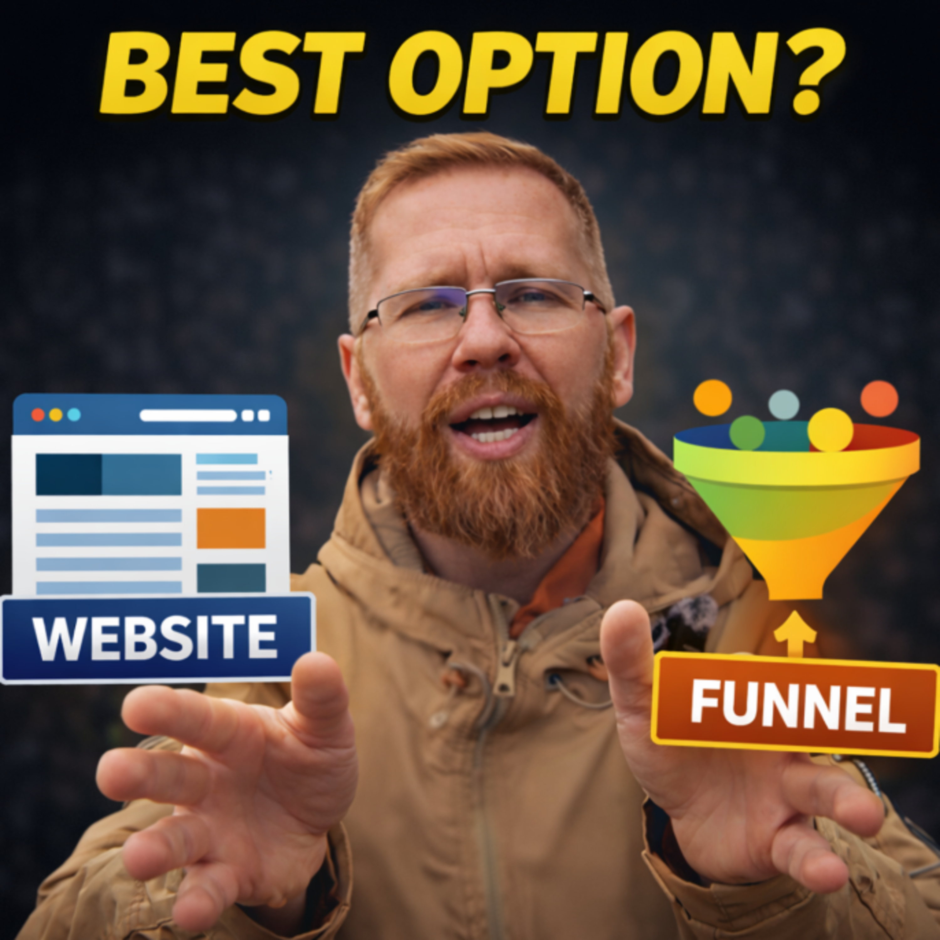 368: Best Option: Website, Funnel, or Landing Page | Customer Winning Websites Miniseries