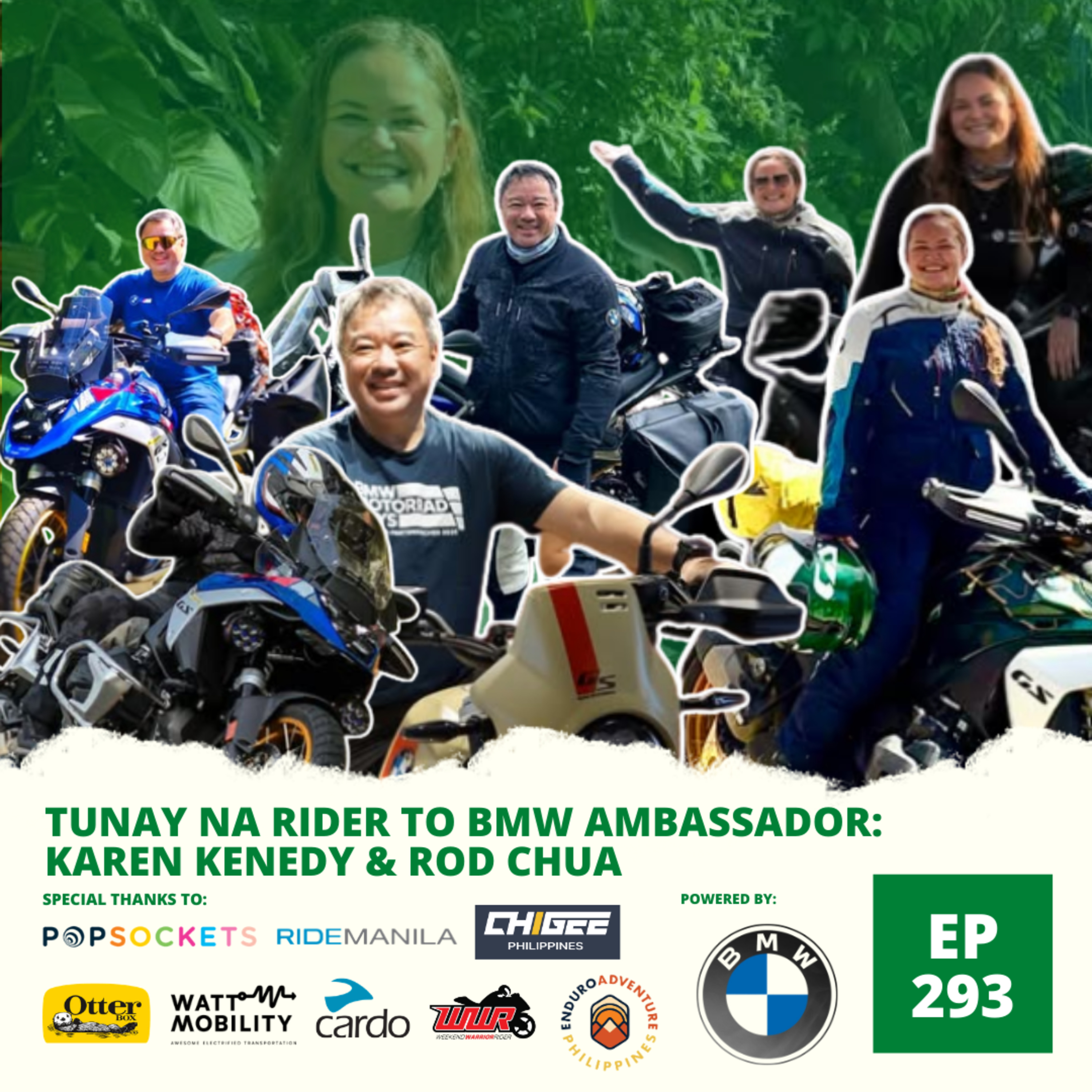 Ep. 293: Tunay Na RIDER to BMW Ambassador: Karen Kenedy & Rod Chua episode artwork