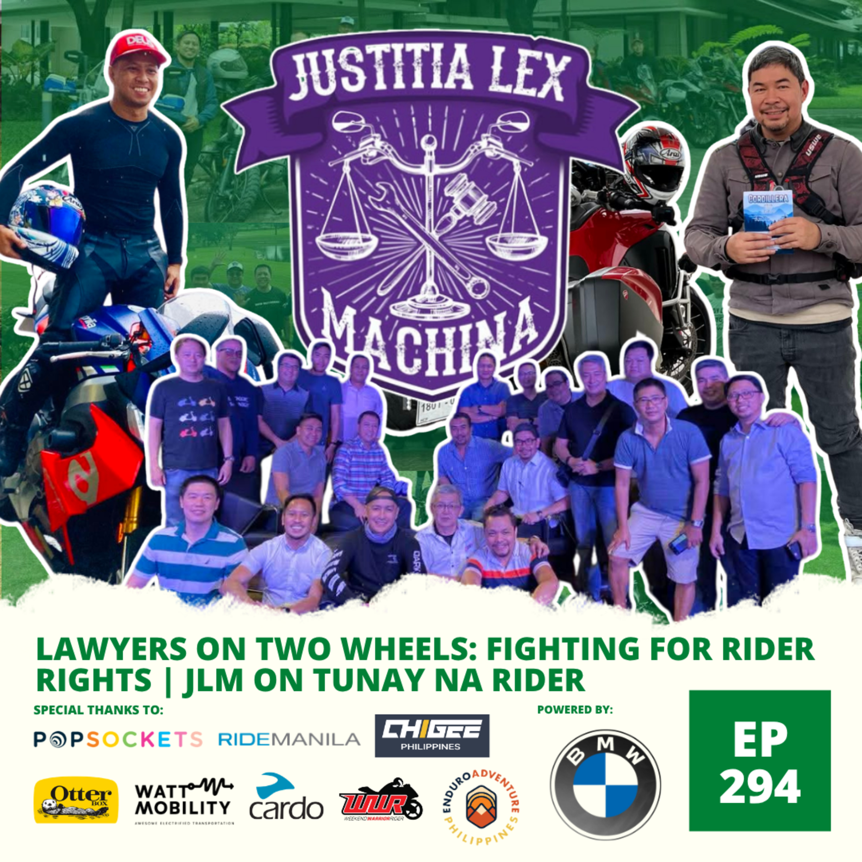 Ep. 294: Lawyers on Two Wheels: Fighting for Rider Rights | JLM on Tunay Na Rider episode artwork