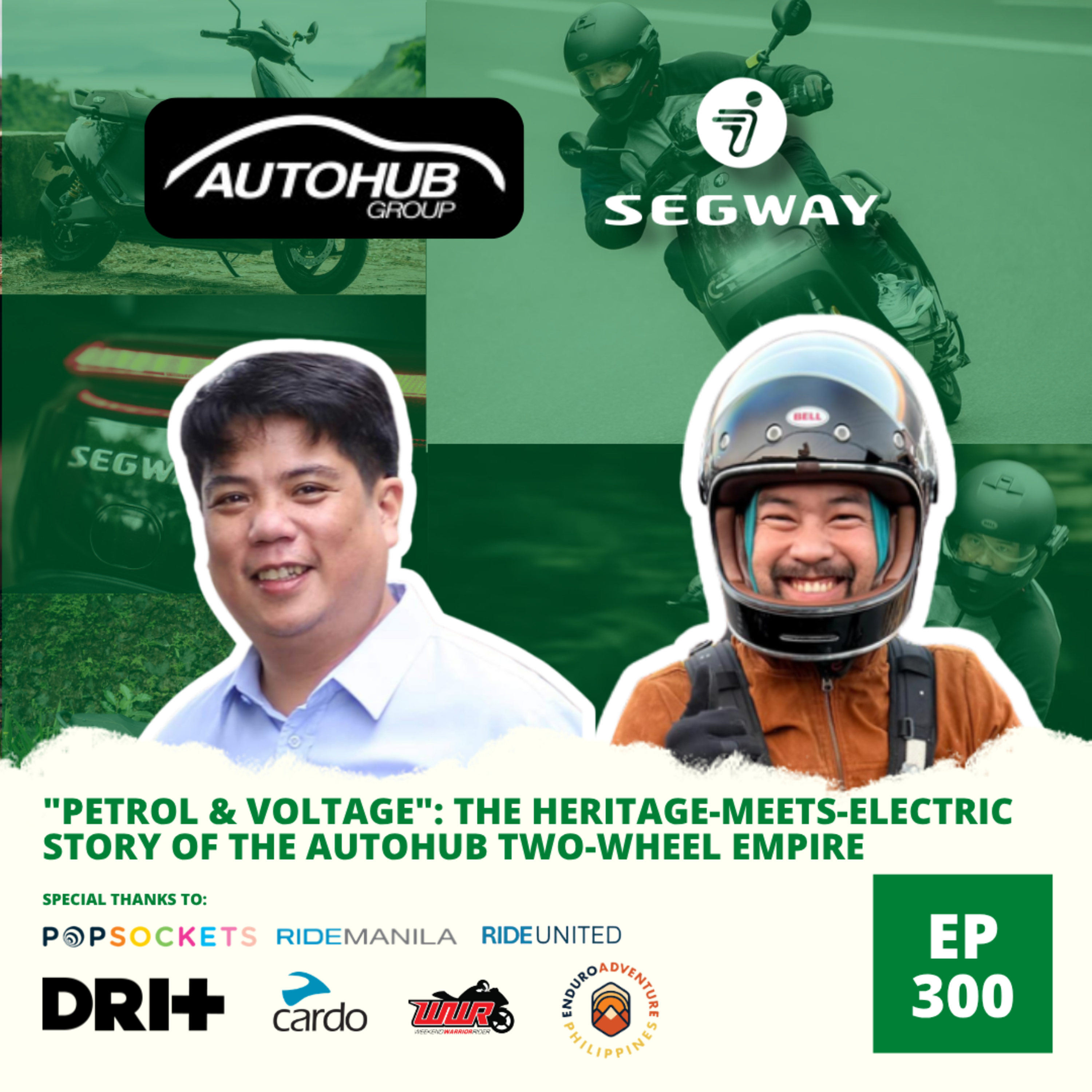 Ep. 300: "Petrol & Voltage": The heritage-meets-electric story of the Autohub two-wheel empire episode artwork