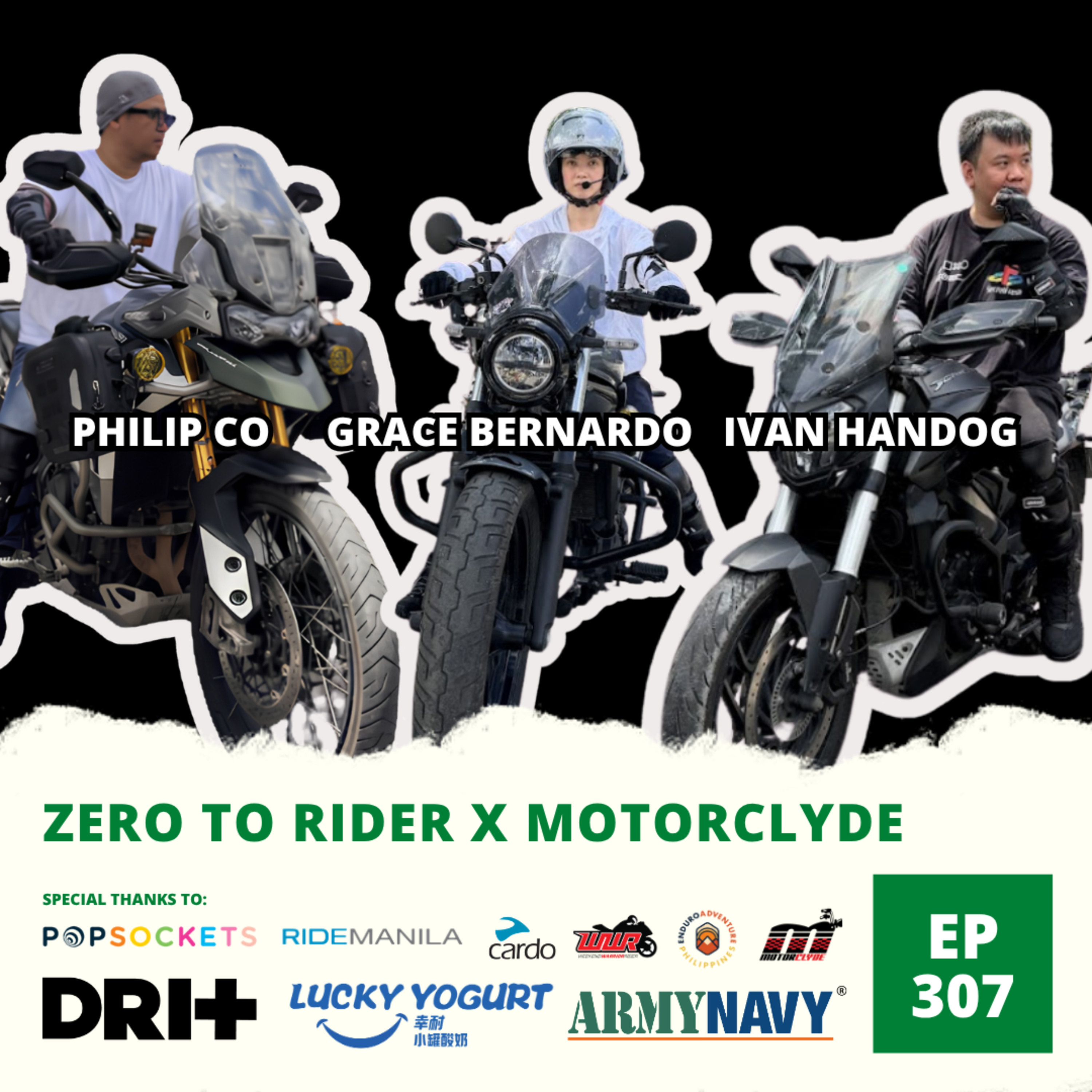 Ep. 307: From Zero to Rider x MotorClyde episode artwork