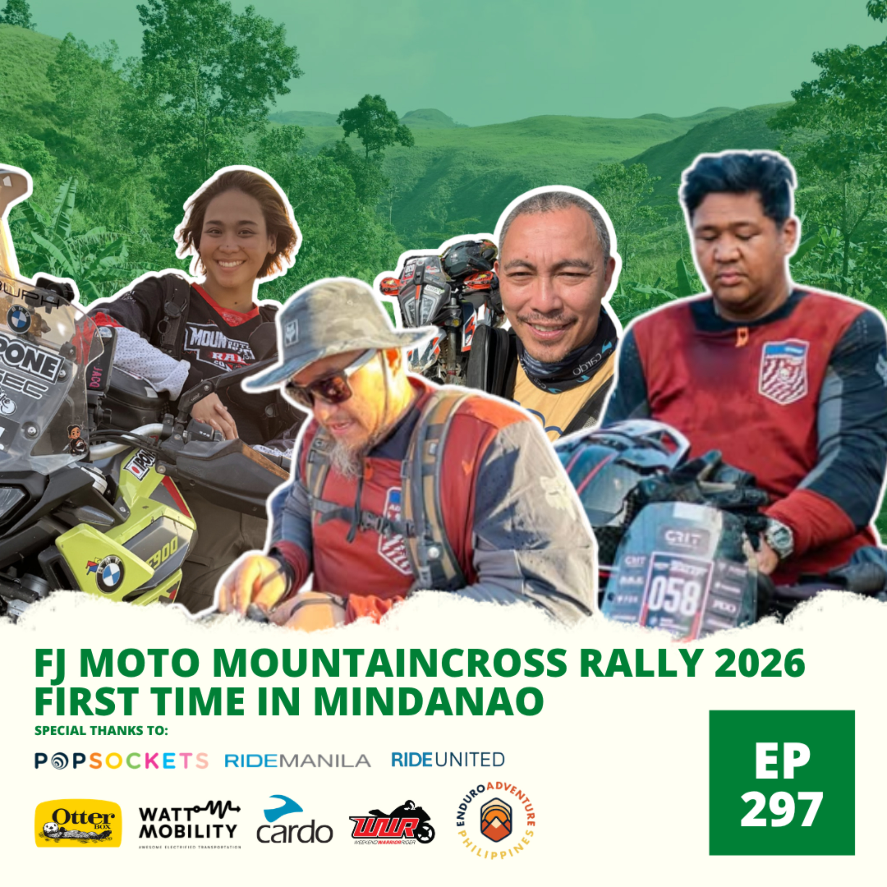 Ep. 297: FJ Moto Mountaincross Rally 2026 First Time in Mindanao episode artwork