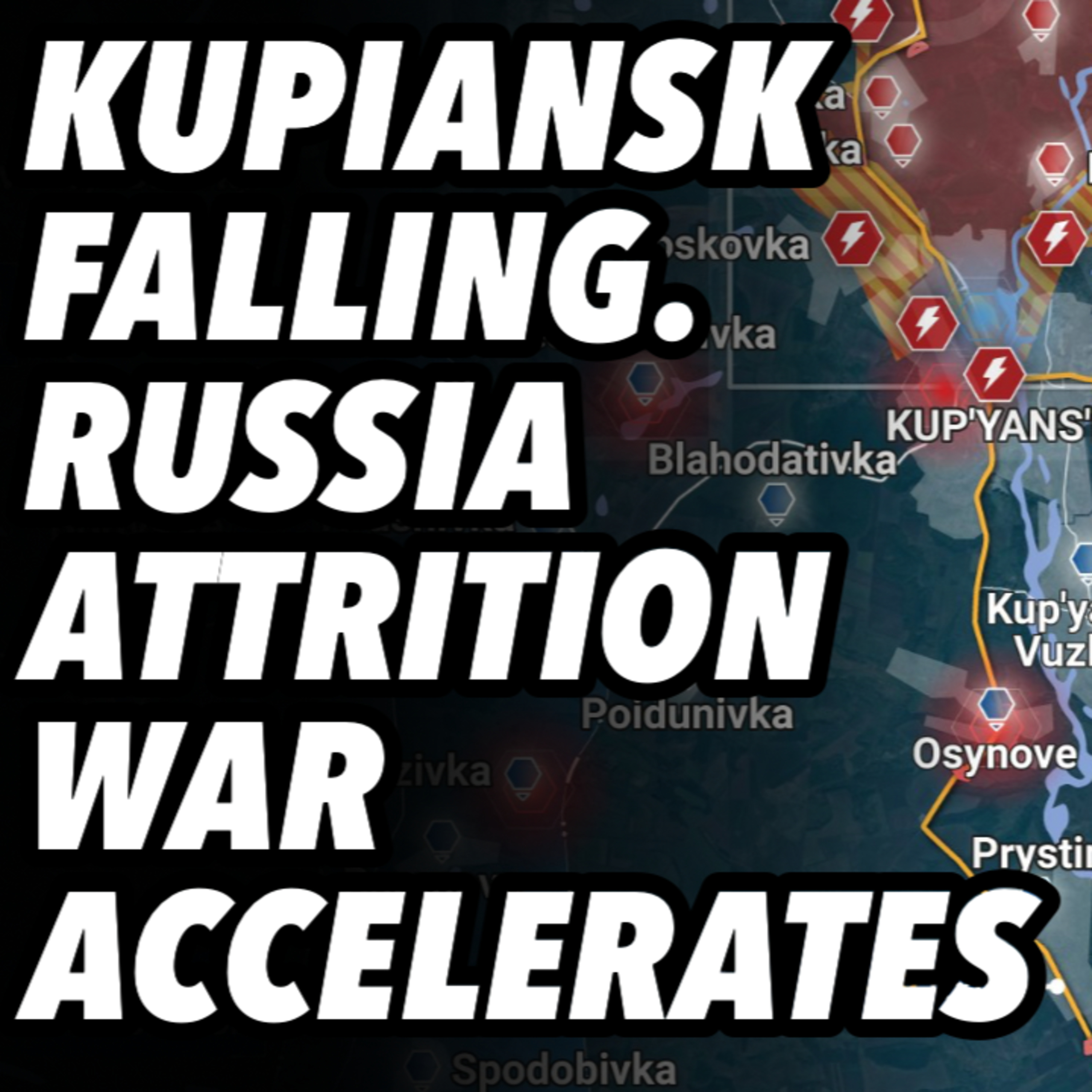 Kupiansk falling. Russia attrition war accelerates