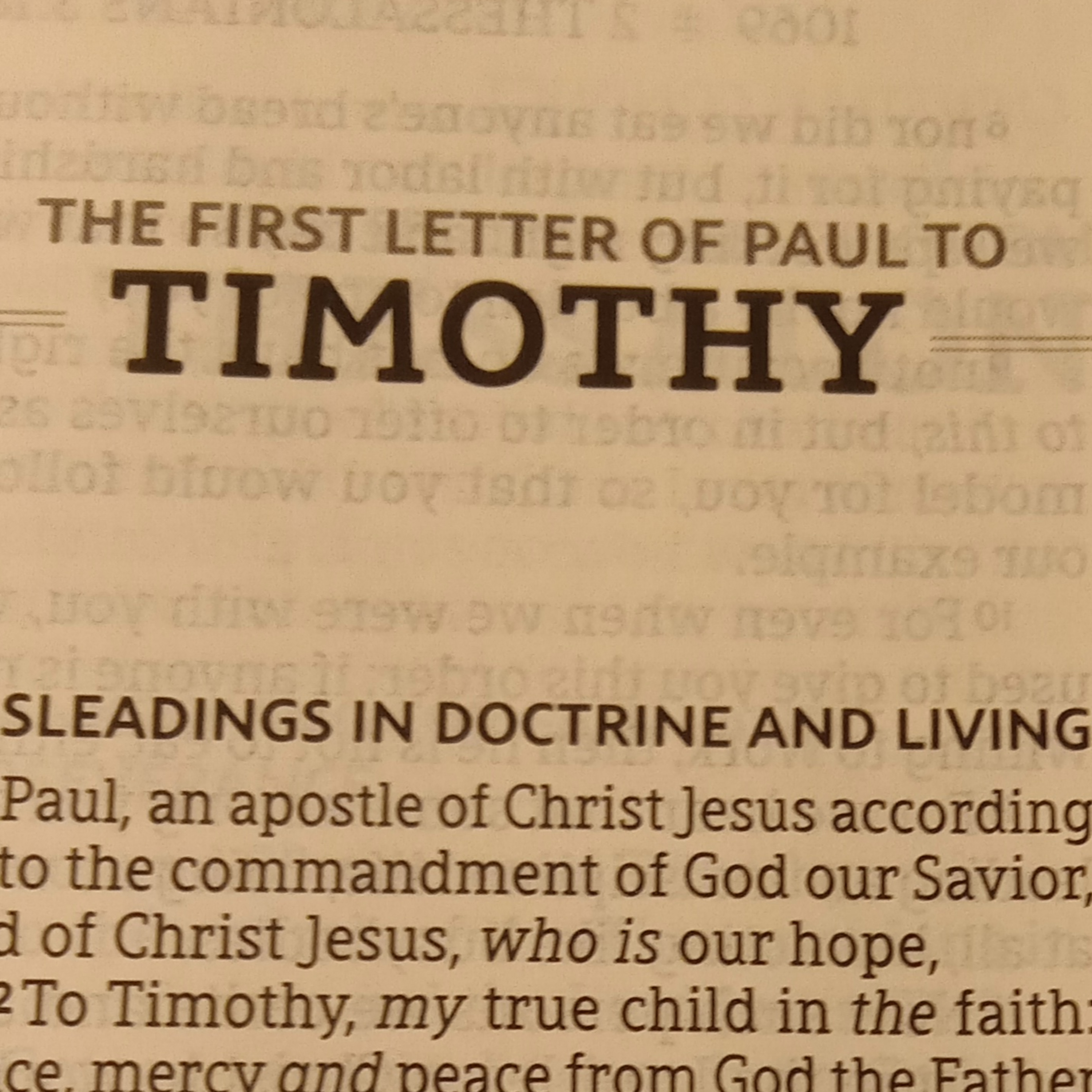 18. 1 Timothy 3 episode artwork