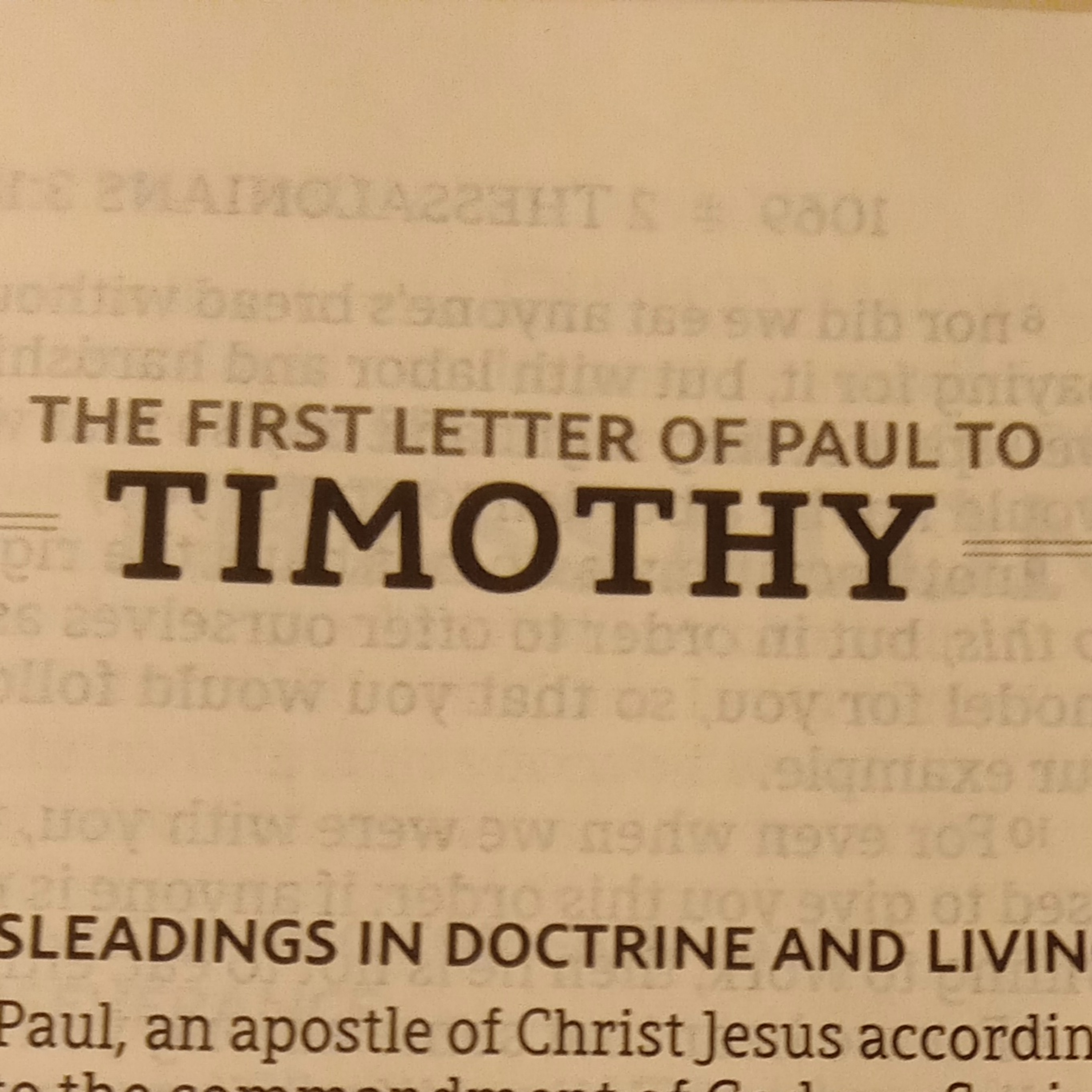 19. 1 Timothy 4 episode artwork
