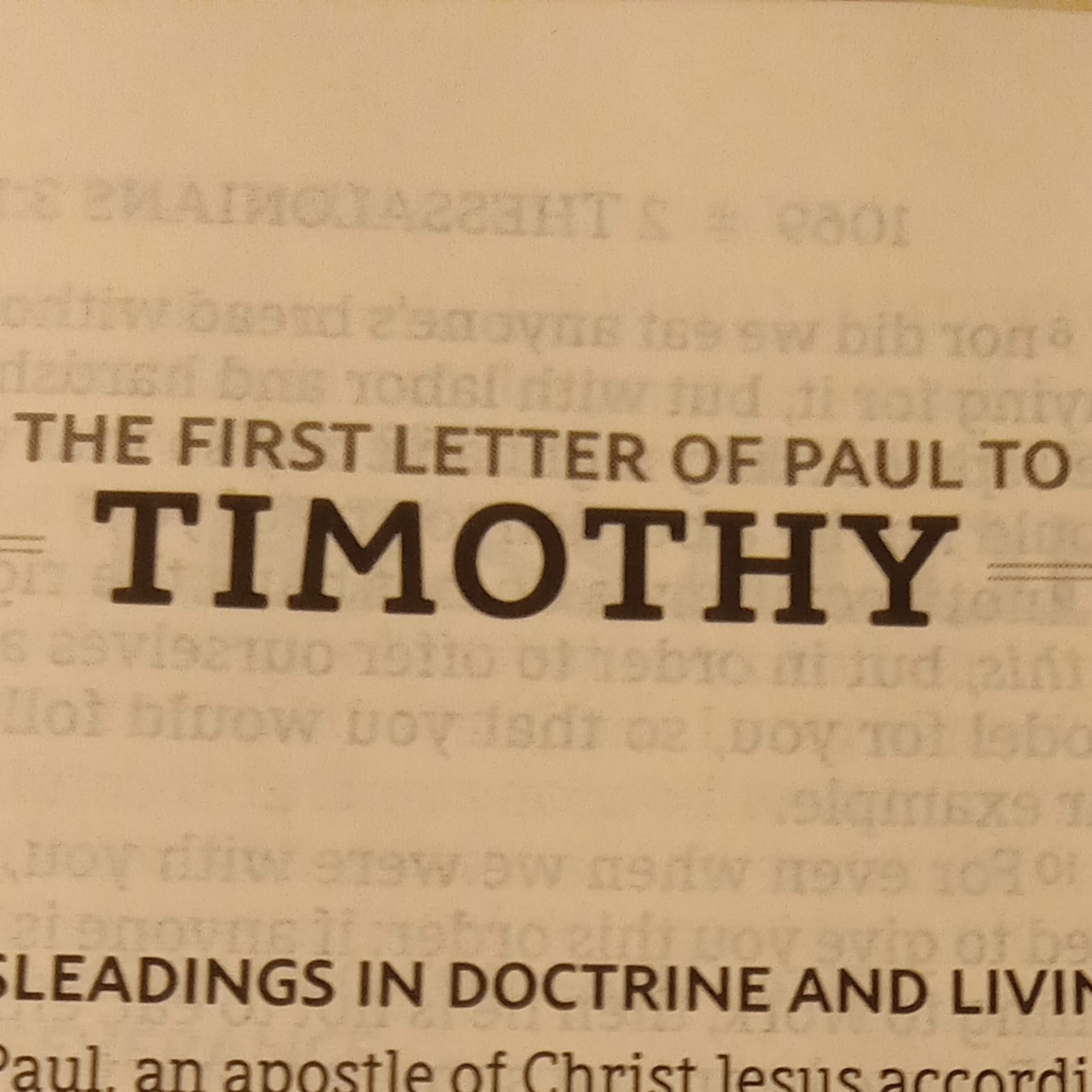 20. 1 Timothy 5 episode artwork