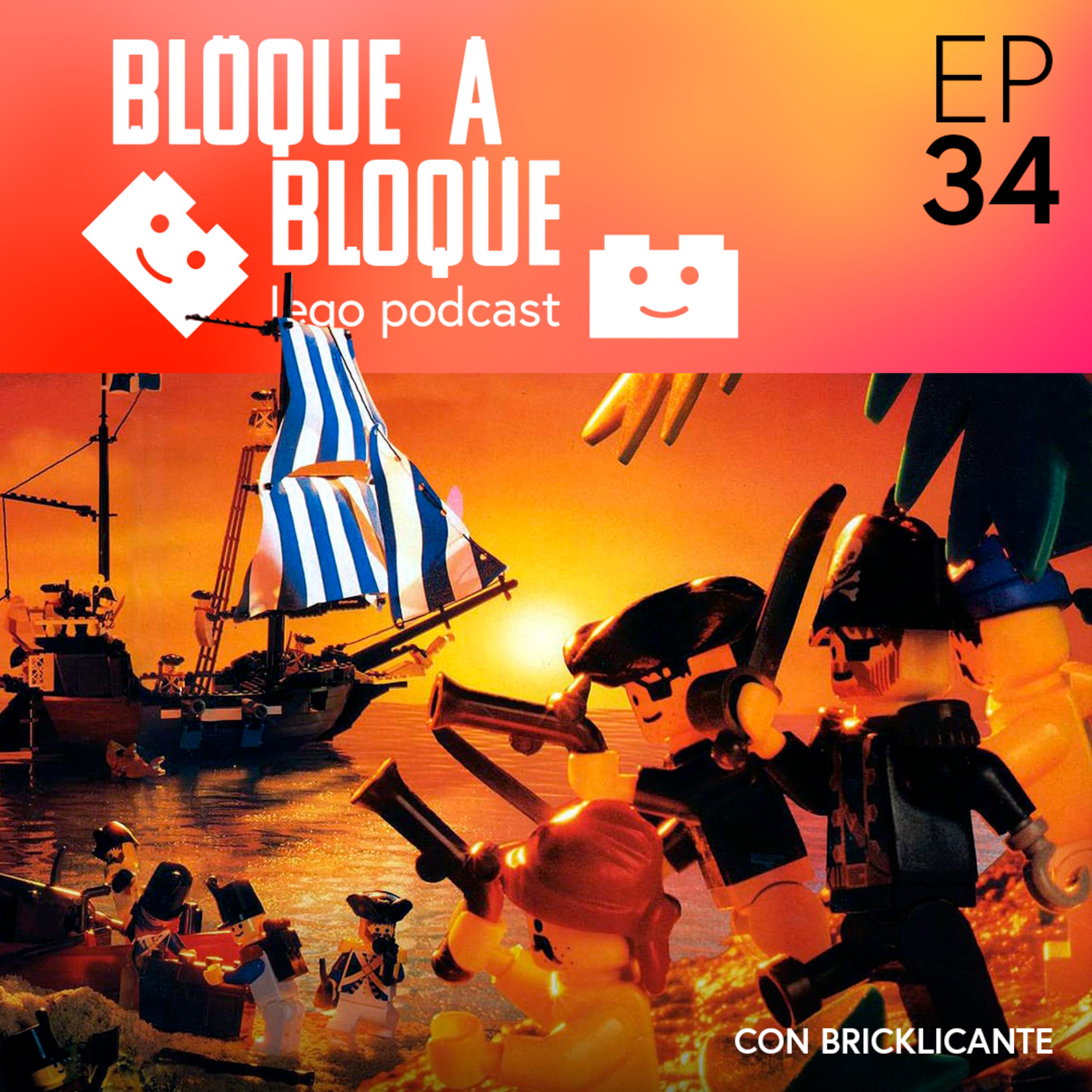 Bloque a Bloque LEGO Podcast. Episodio 34: LEGO Pirates! La era dorada episode artwork