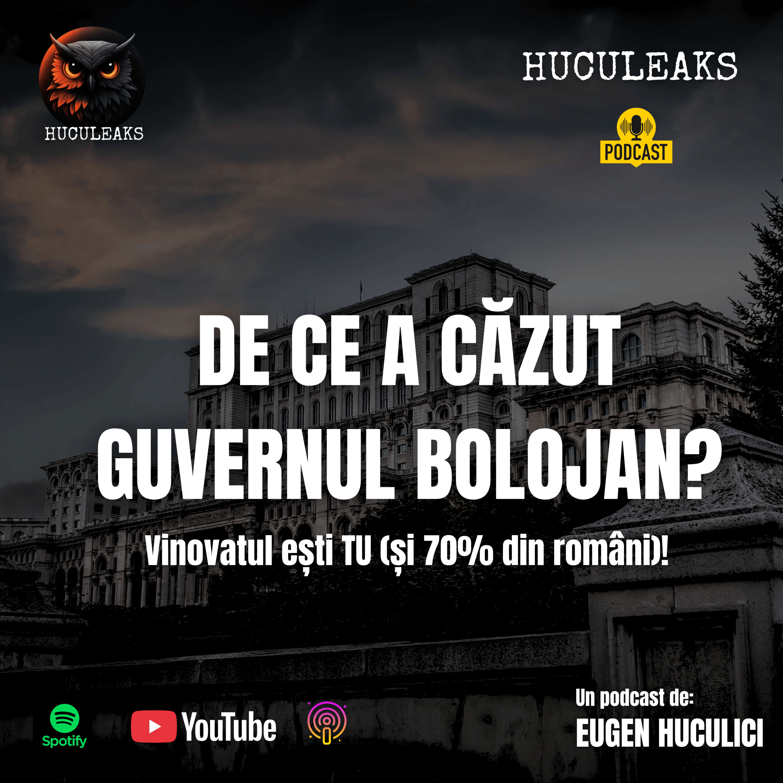 De ce a căzut Bolojan? Vinovatul ești TU (și 70% din români)! episode artwork