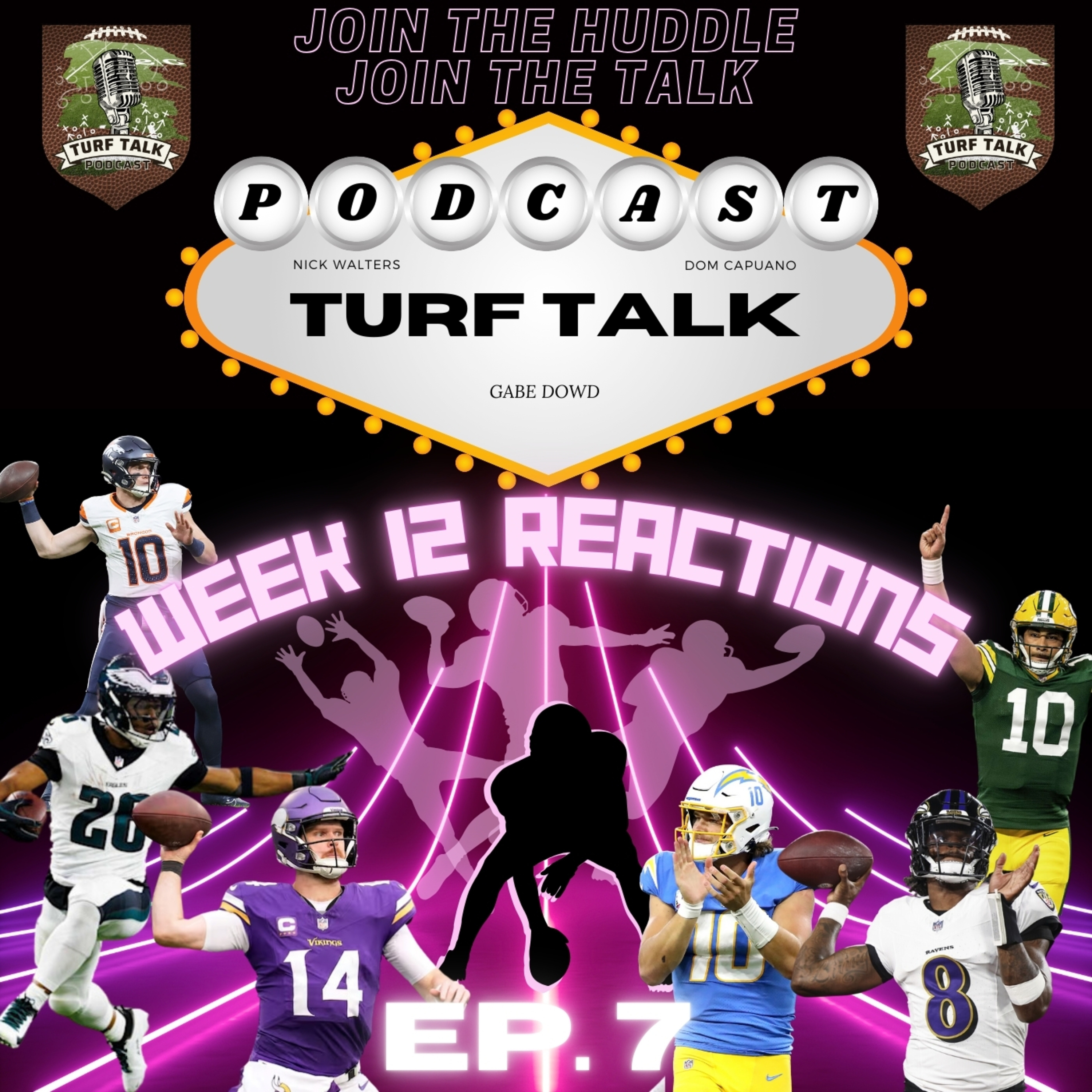 Episode 7 | Week 12 Recap, NFL Top 10 Power Rankings & the Saquon Barkley MVP Debate!! episode artwork