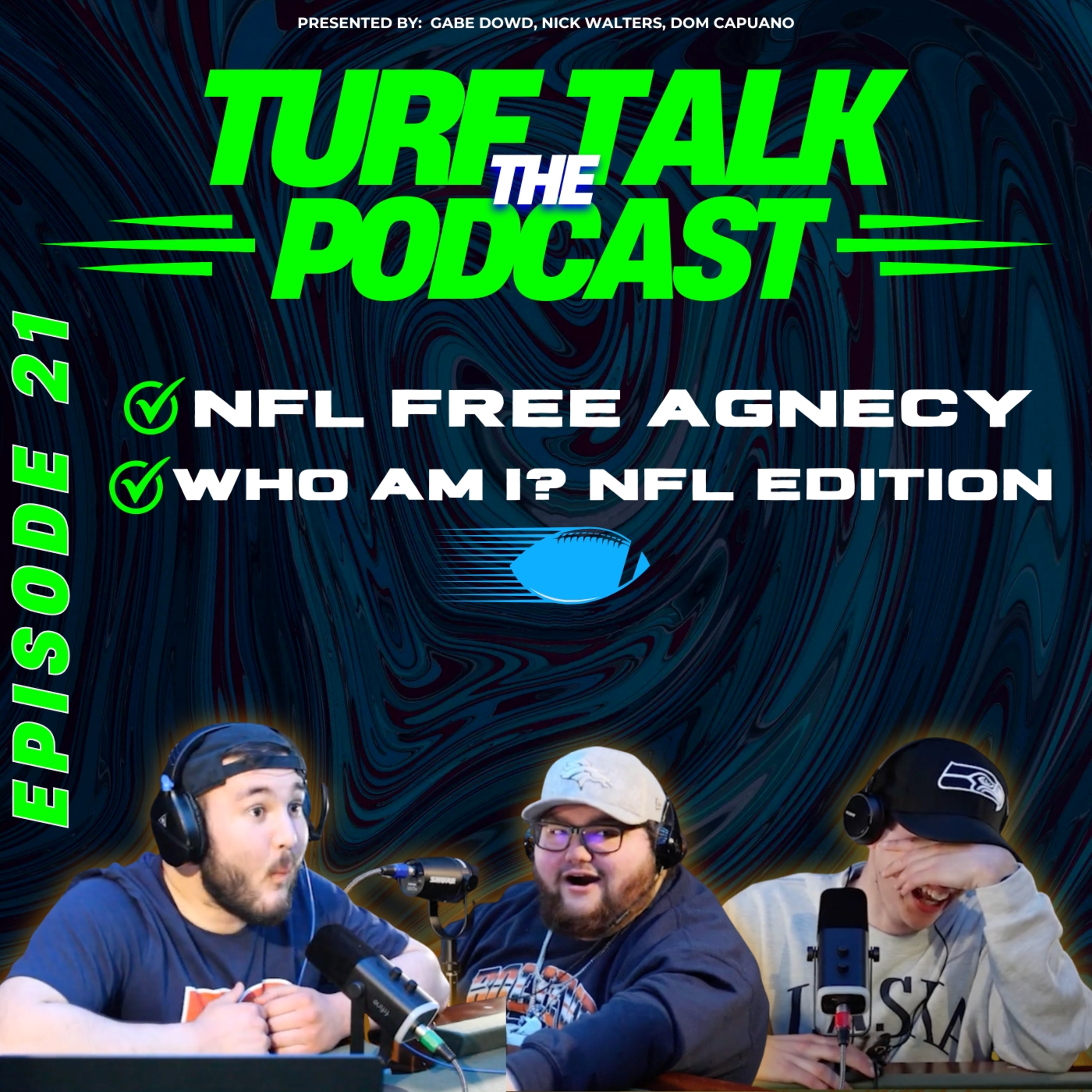  Episode 21 | NFL Free Agency Frenzy + Who Am I? NFL Edition episode artwork