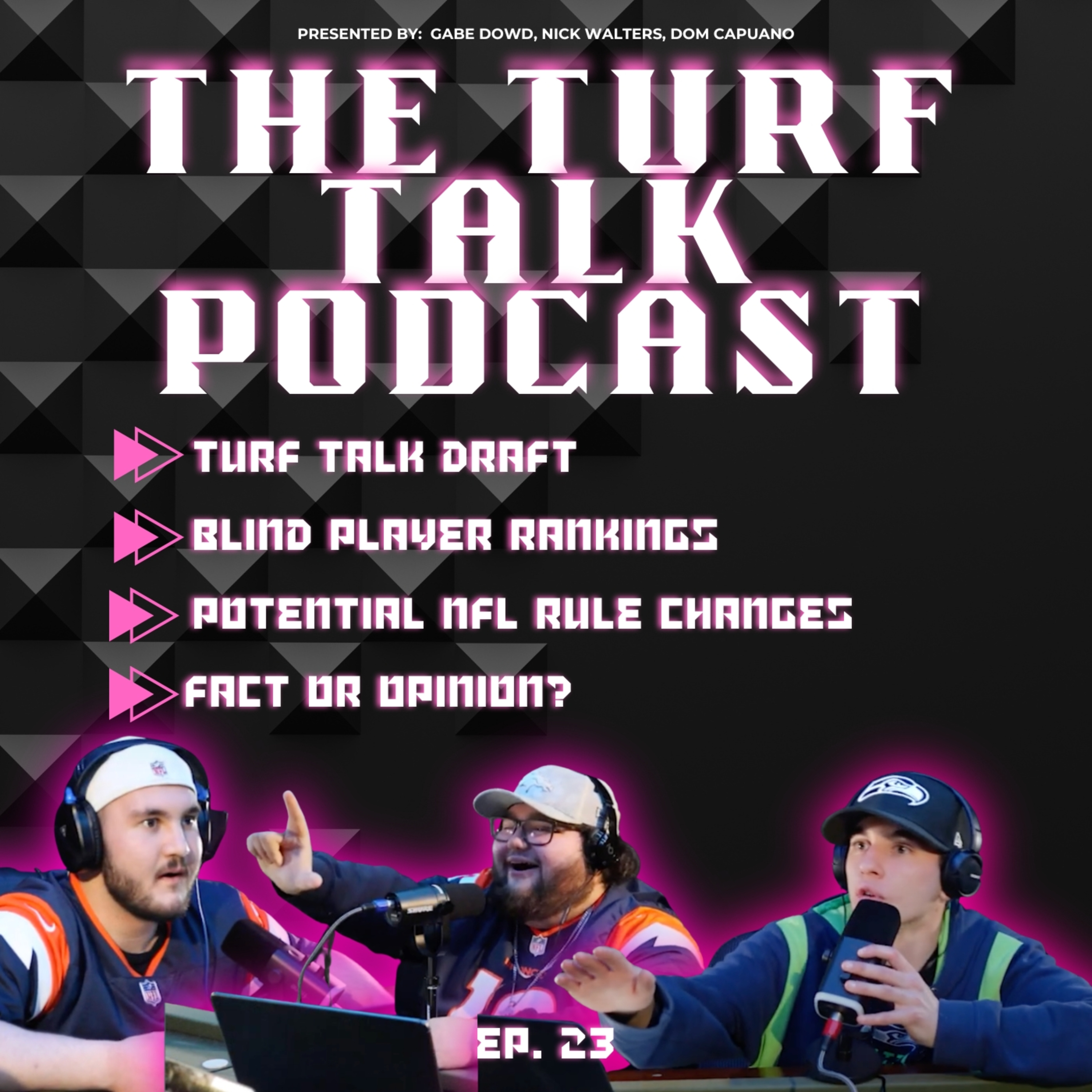 Episode 23 | The Turf Talk Draft with a Twist - Top 10 Blind Rankings & More! episode artwork