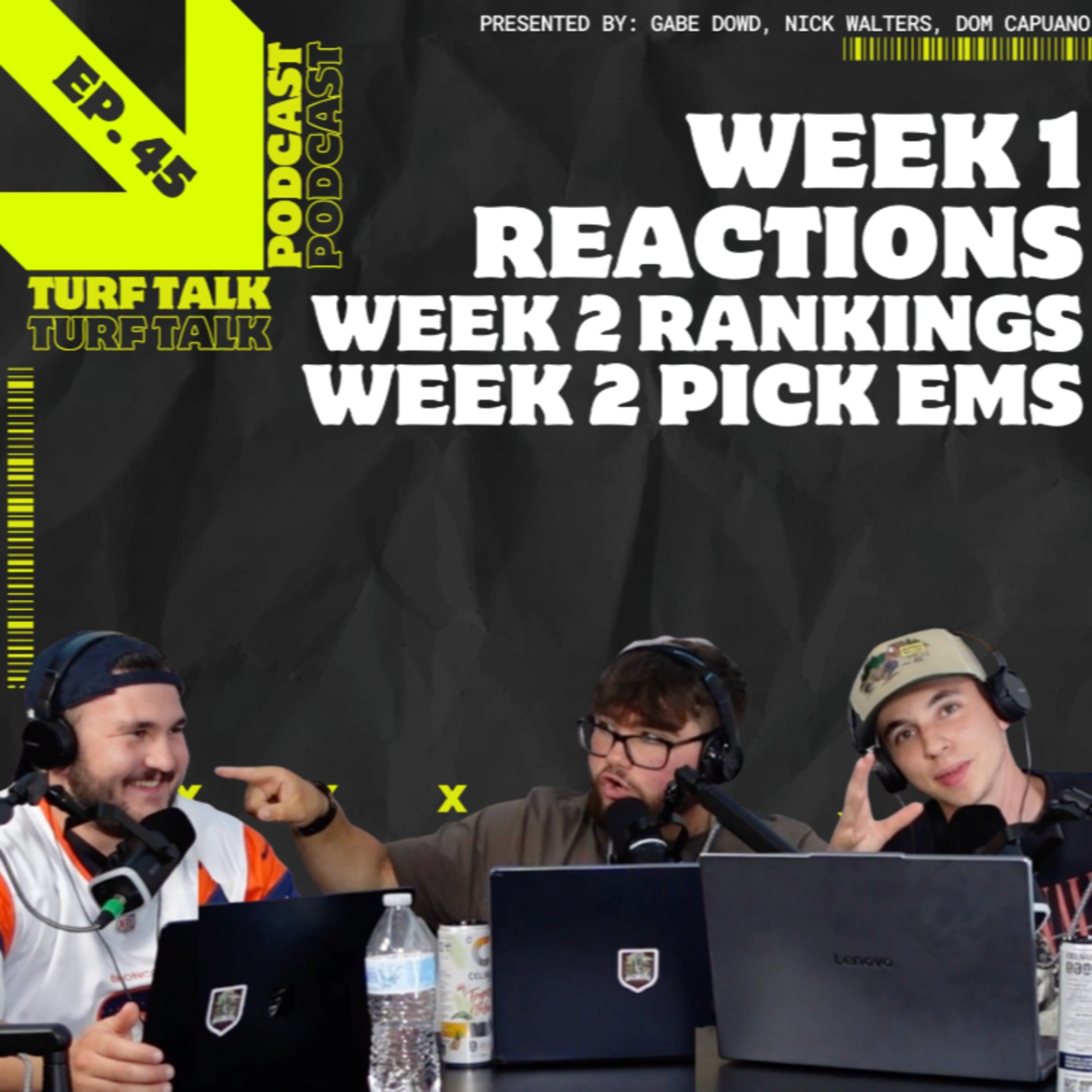Episode 45 | From Hype to Heartbreak: NFL Week 1 Reactions & Week 2 Picks episode artwork