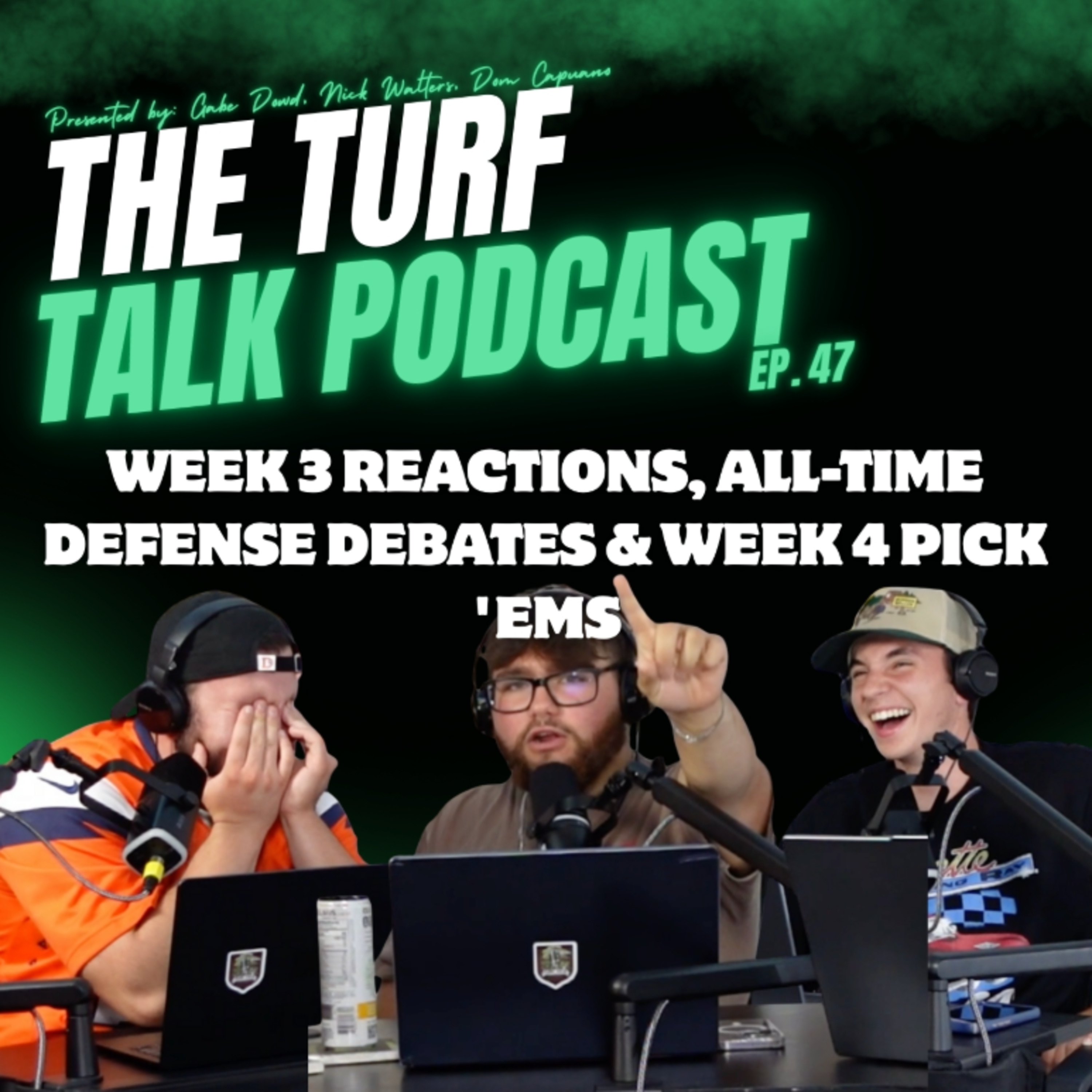 Episode 47 | Week 3 Reactions, All-Time Defense Debates & week 3 Pick 'Ems episode artwork