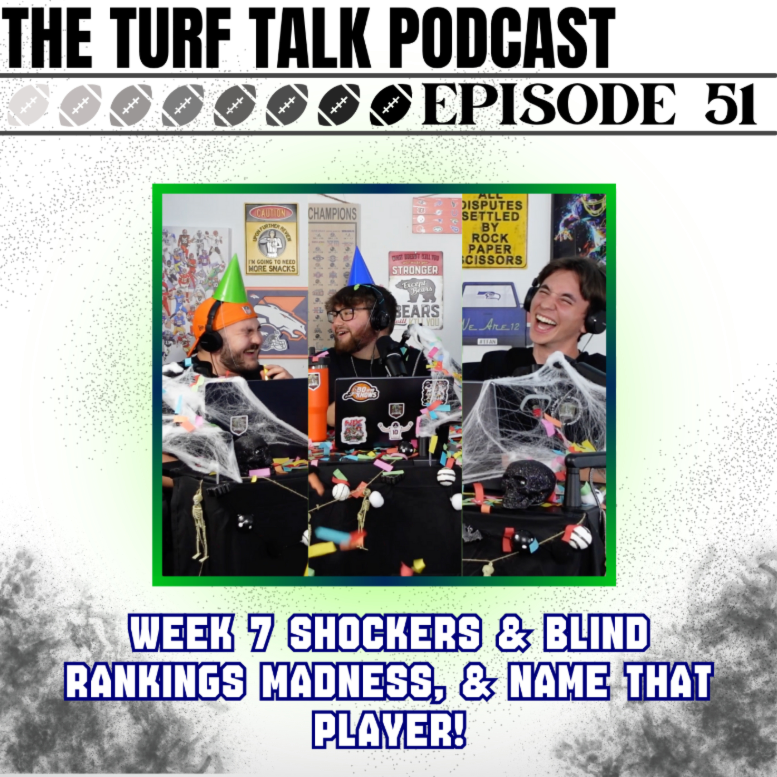 Episode 51 | Week 7 Shockers & Blind Rankings Madness, & Name That Player! episode artwork