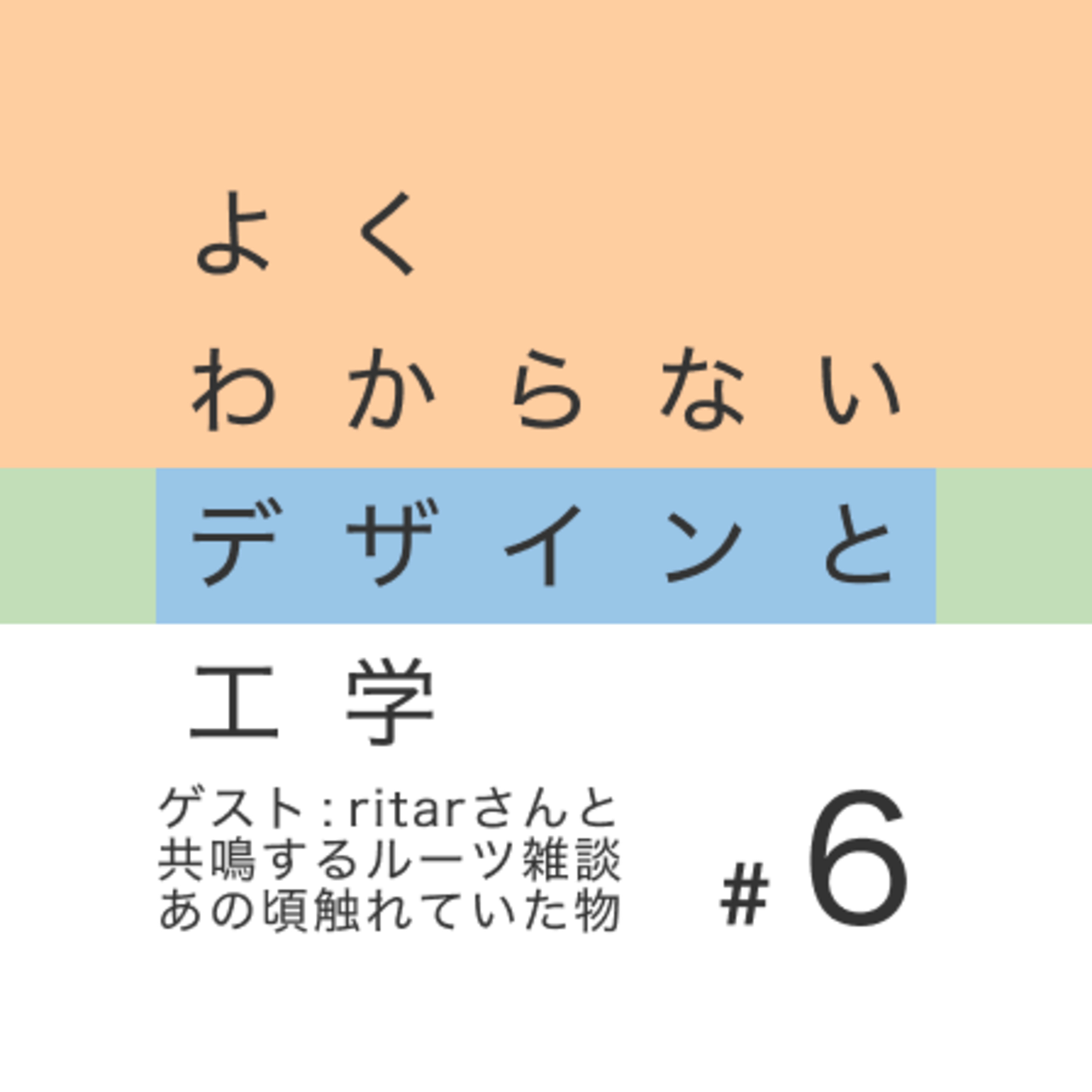 #6 ゲスト : ritarさんと共鳴するルーツ雑談〜あの頃触れていた物〜 episode artwork