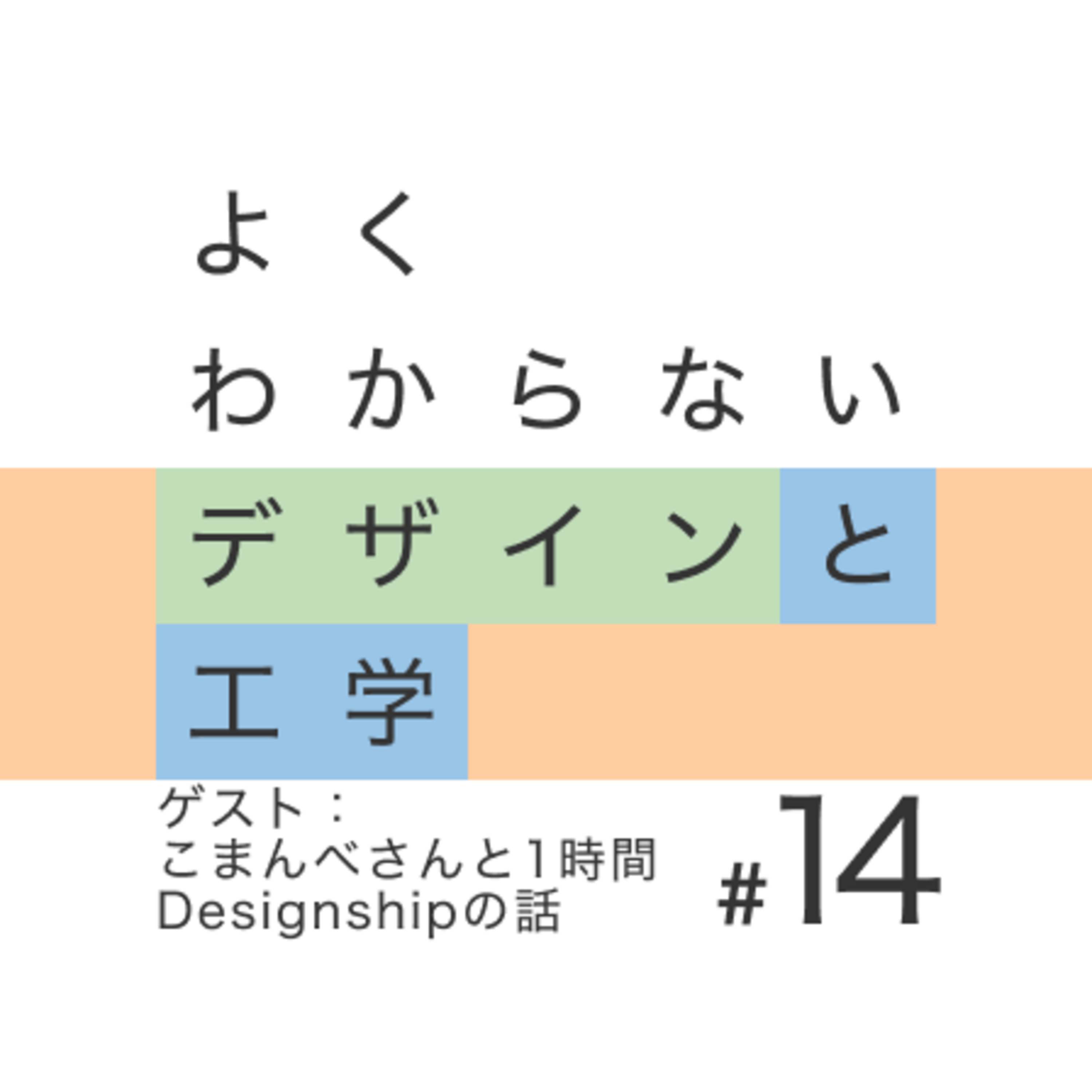#14 ゲスト：こまんべさんと1時間Designshipの話 episode artwork