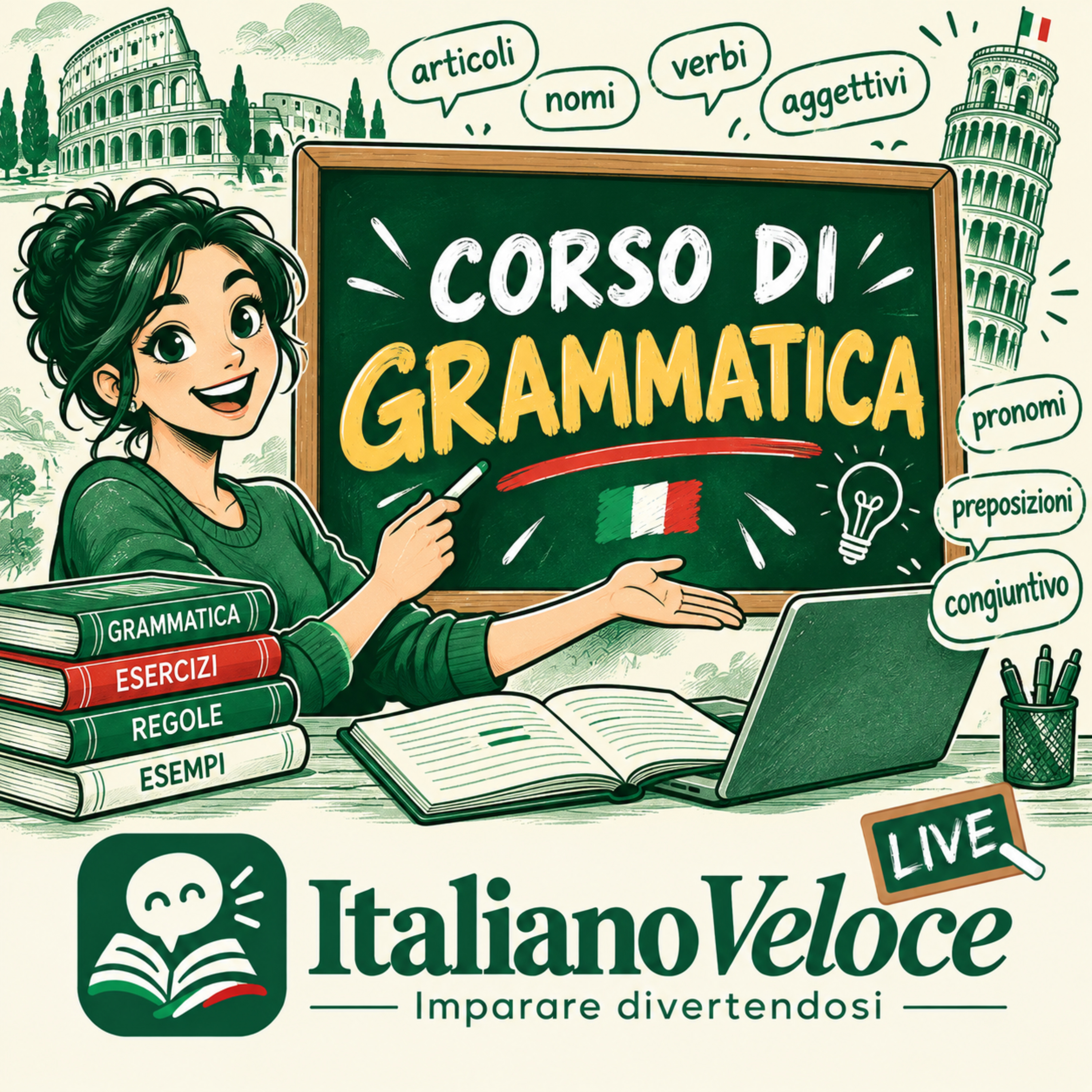 Il Corso St.1 Ep.2 Il presente indicativo e gli articoli