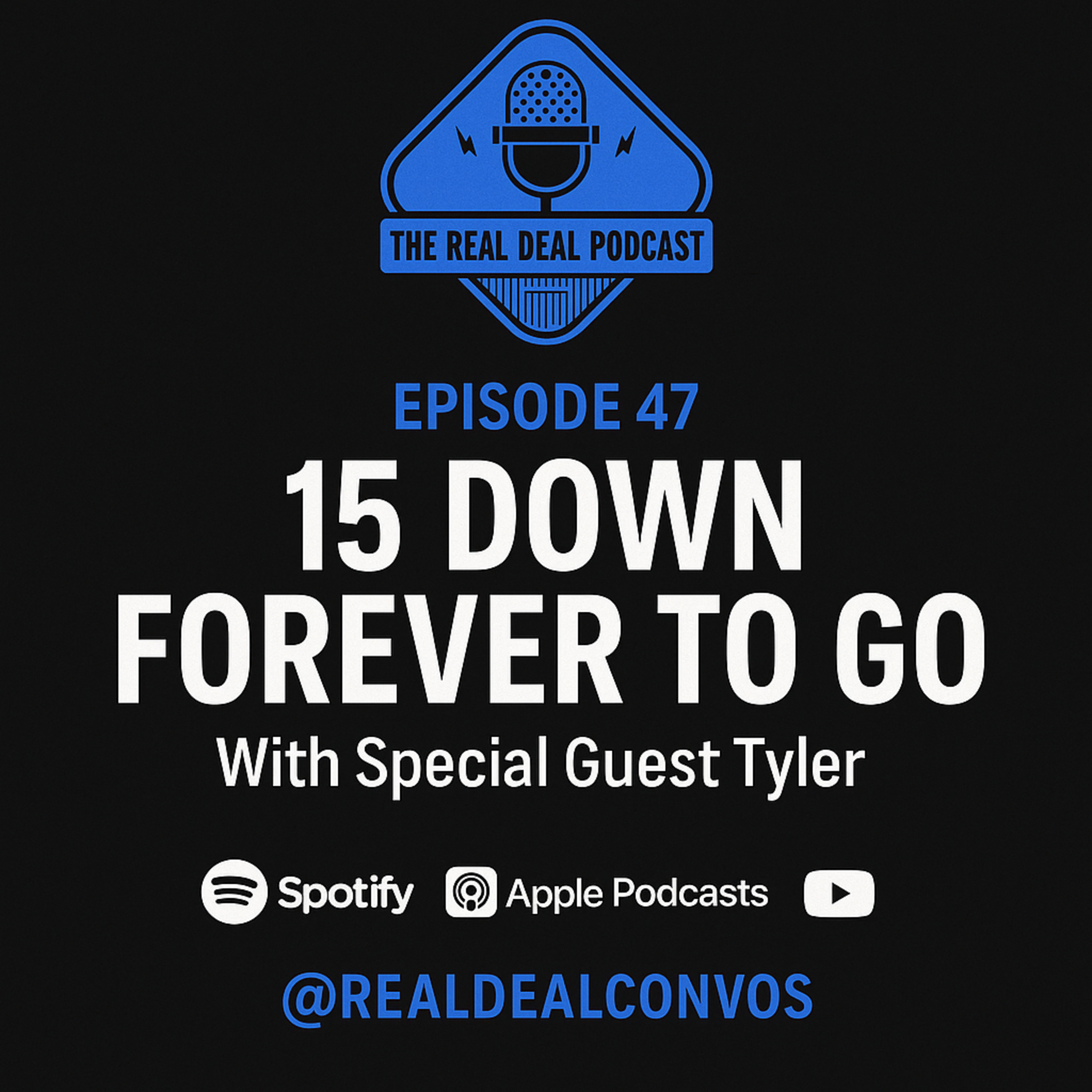 Episode 47: 15 Down Forever To Go w Special Guest Tyler episode artwork