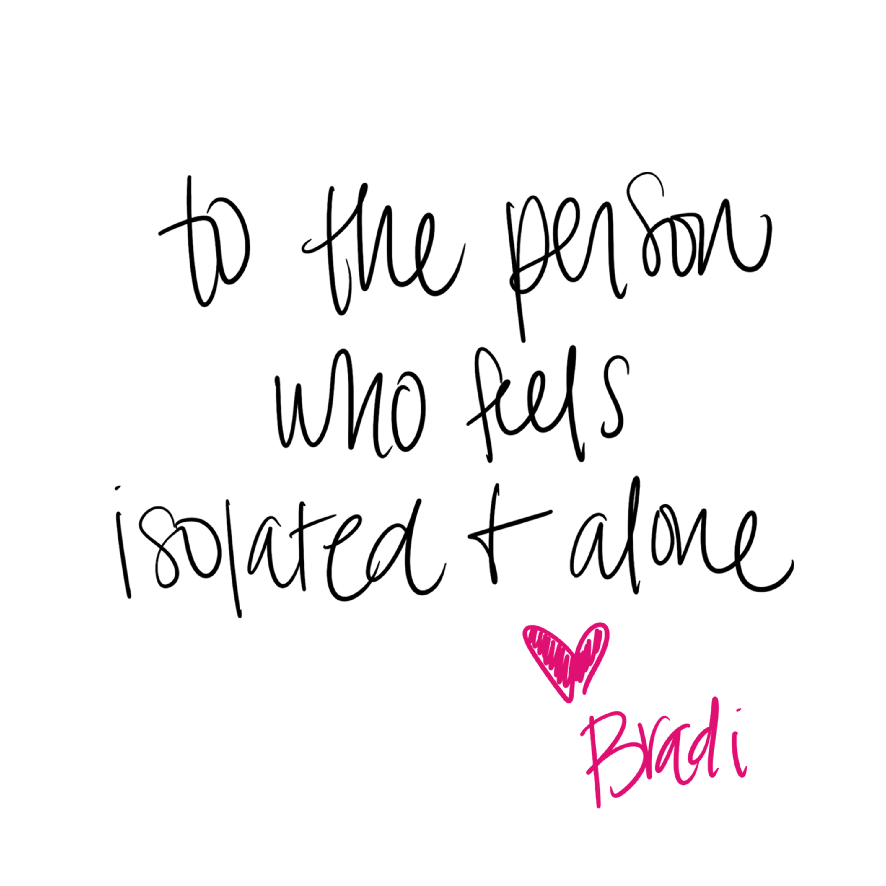 To The Person Who…