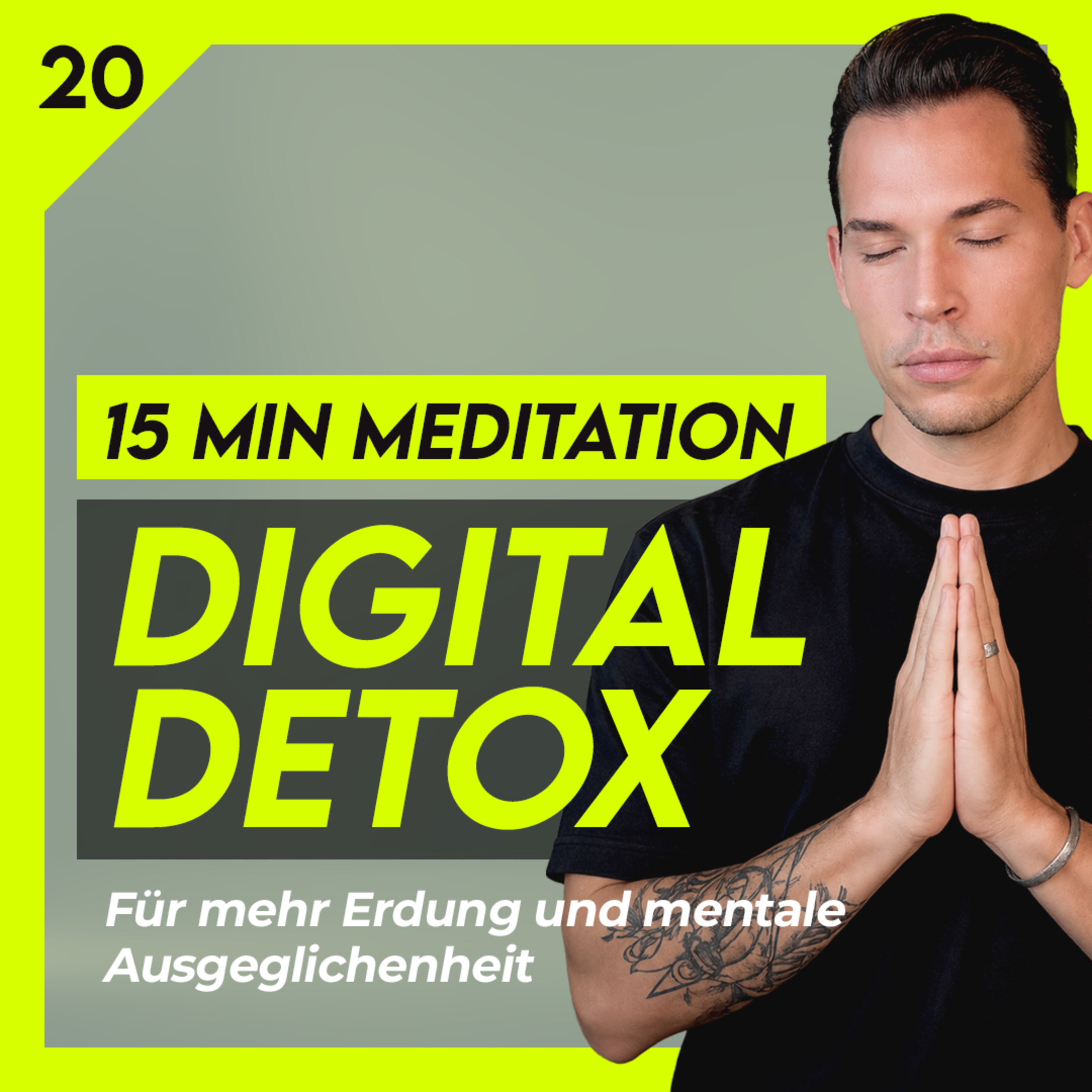 Digital Detox - 15 Minuten Meditation - Für Mehr Erdung und mentale Ausgeglichenheit | Folge 20 episode artwork
