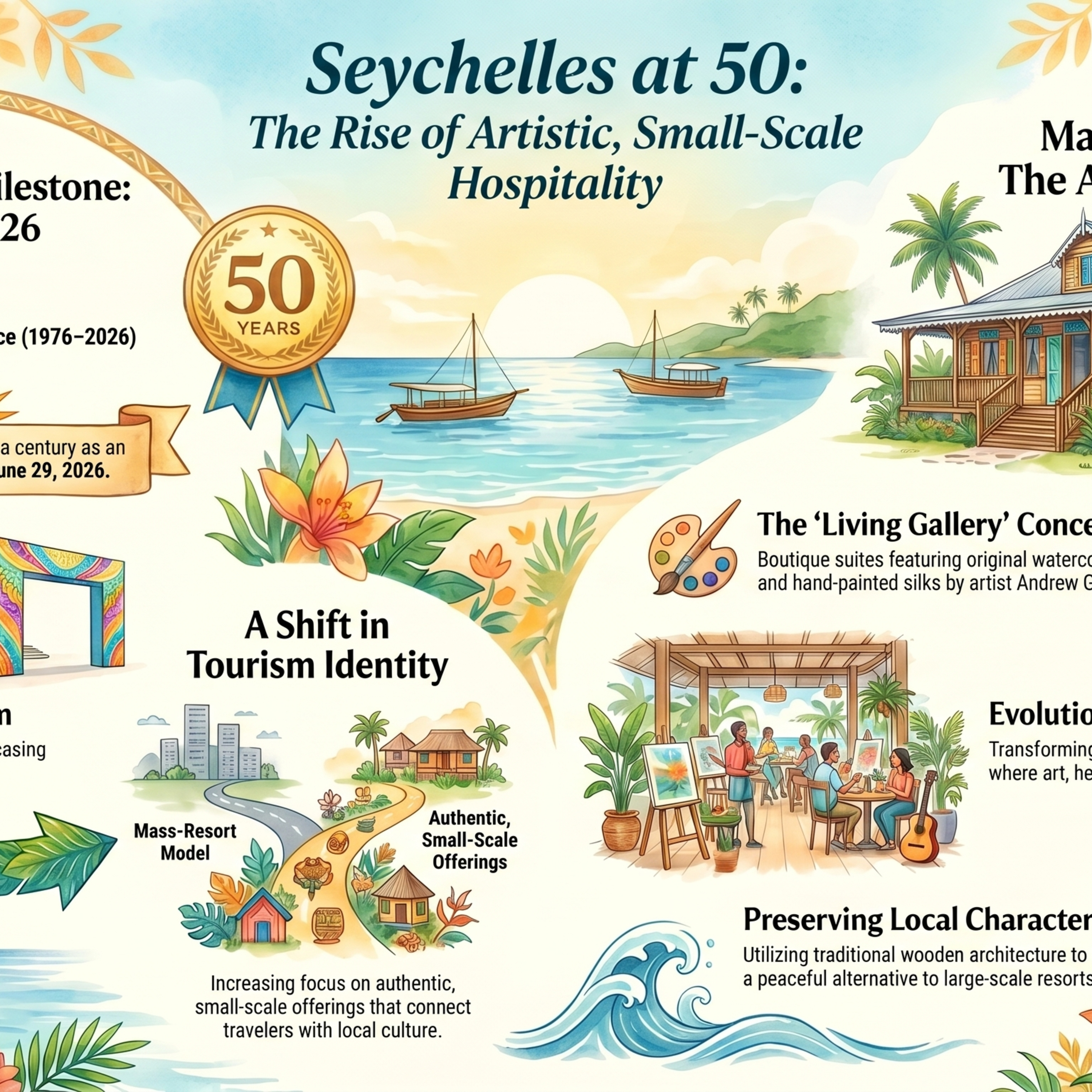 Maison Soleil and the 50 Years of Seychelles: The Role of Artistic, Small-Scale Hospitality episode artwork