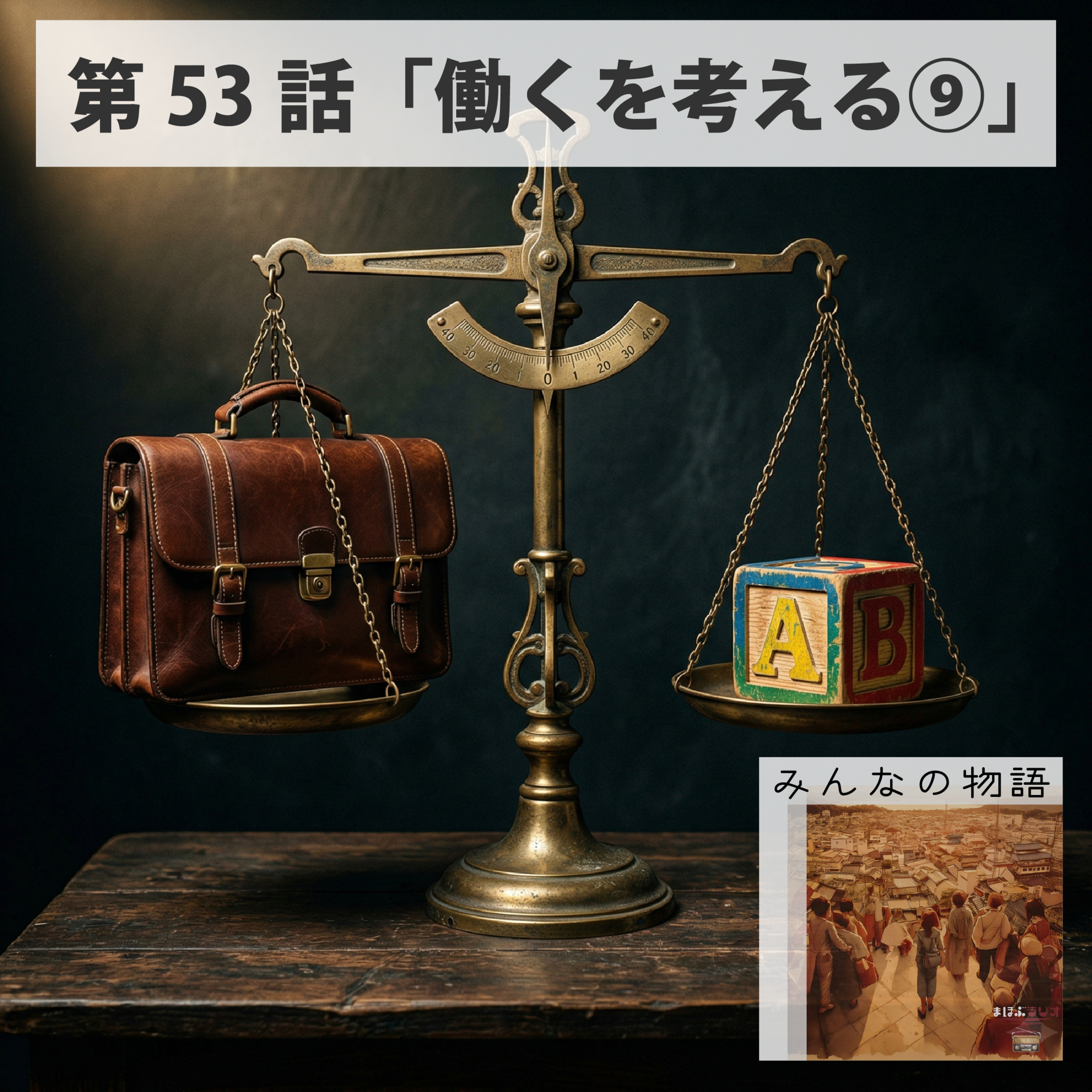第53話みんなの物語「働くを考える⑨子育てとの両立」 episode artwork