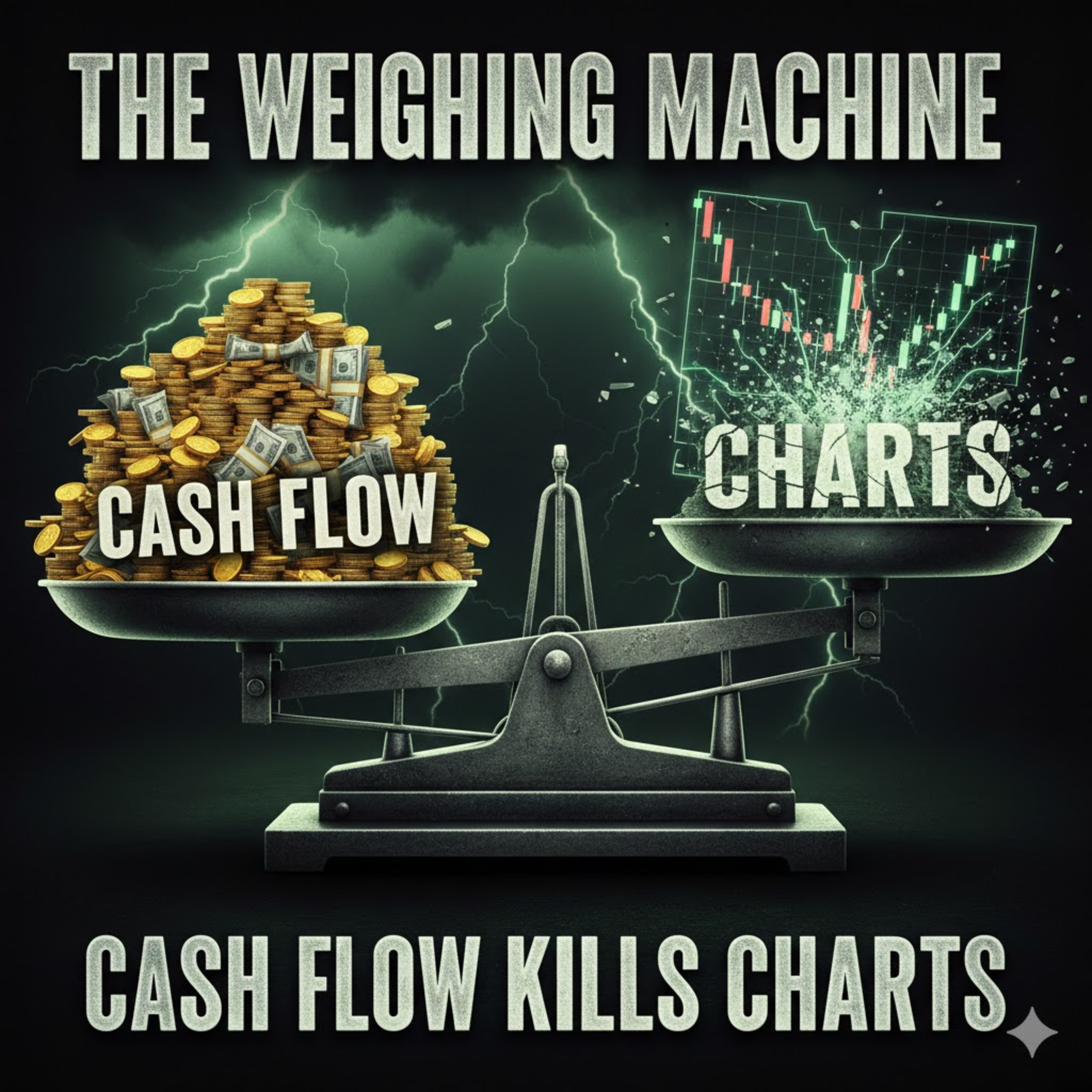The Weighing Machine: Why Cash Flow Kills Charts