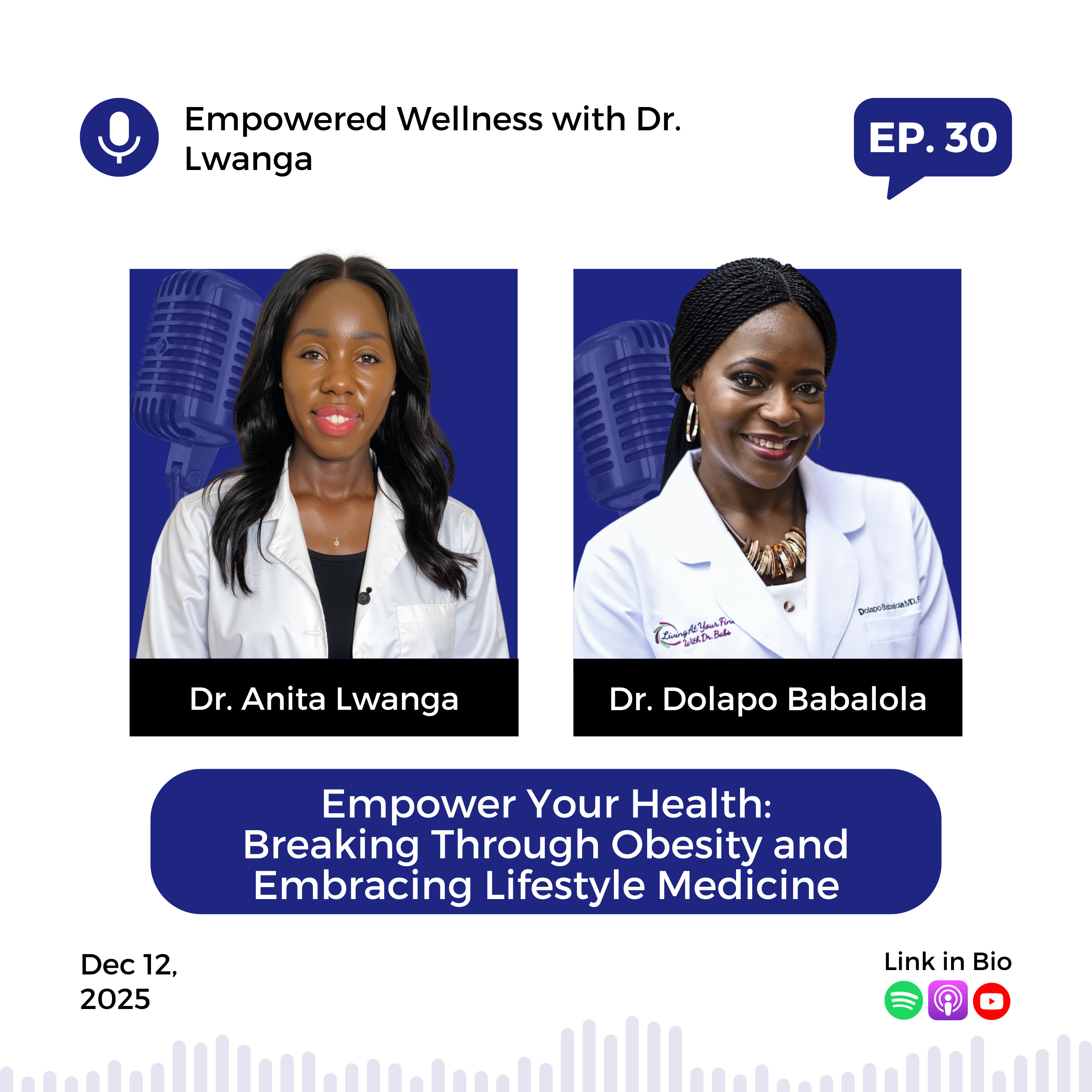 Empower Your Health: Dr. Dolapo Babalola on Breaking Through Obesity and Embracing Lifestyle Medicine