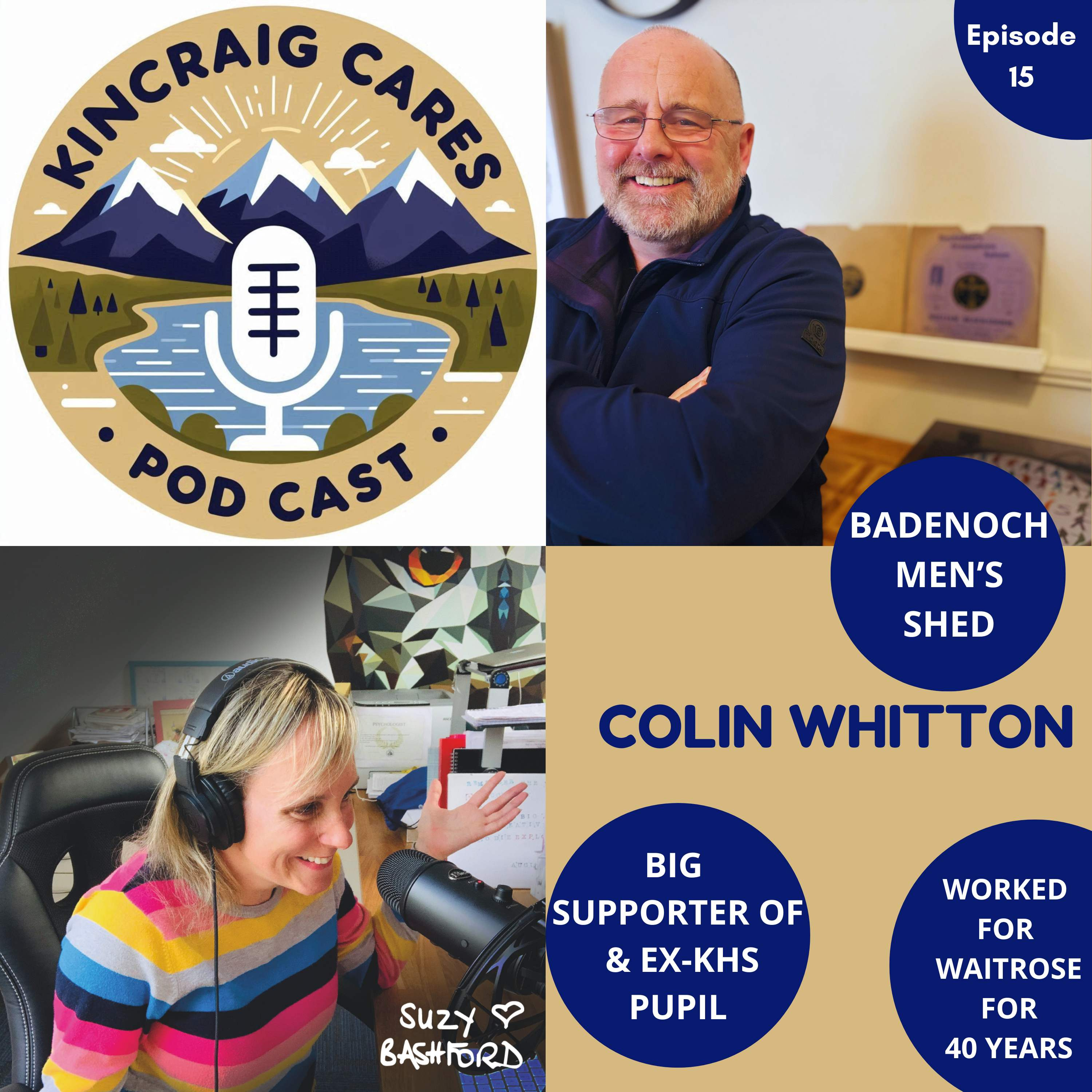 Meet Colin: the man behind the Badenoch Men's Shed, on a mission for better men's health episode artwork