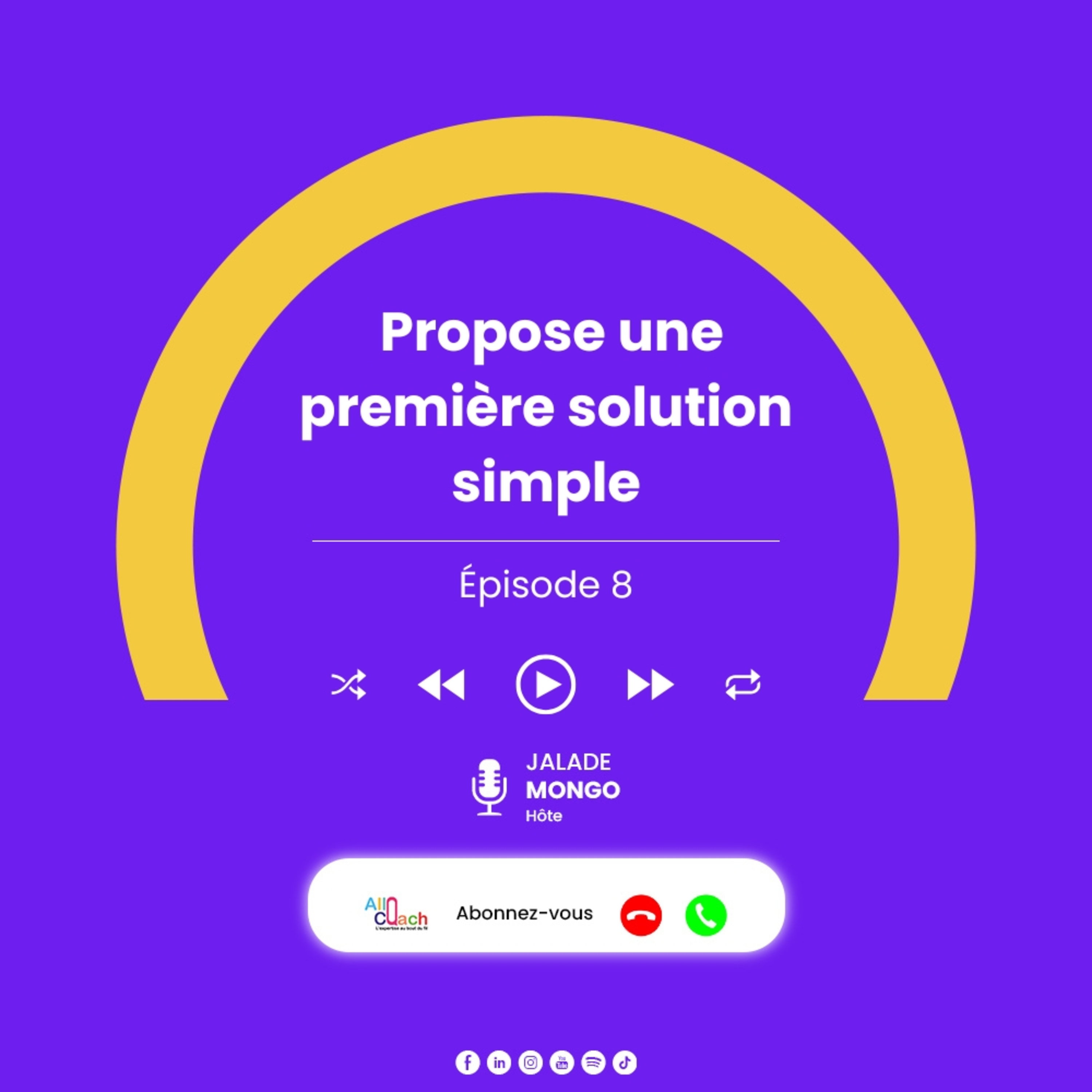Propose une première solution simple episode artwork
